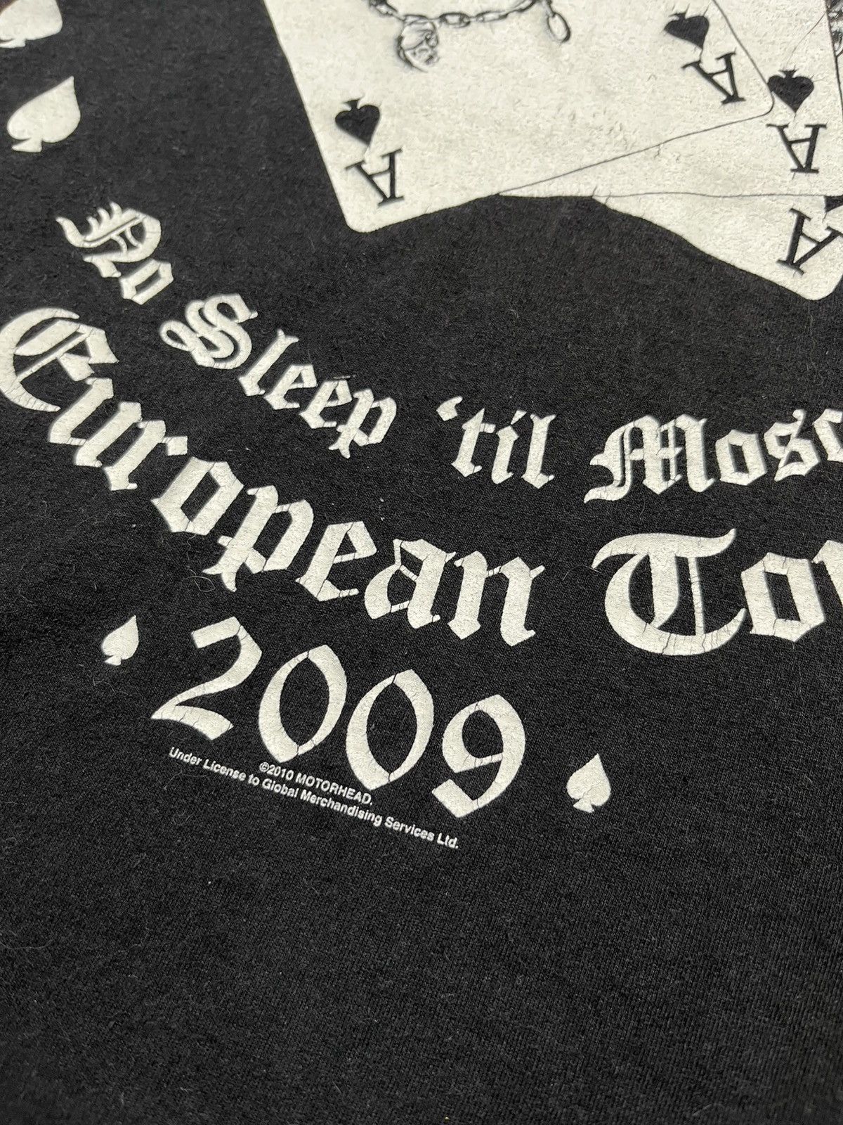 Band Tees Vintage 2009 MOTORHEAD Band European Tour Tshirt Size US M / EU 48-50 / 2 - 6 Thumbnail