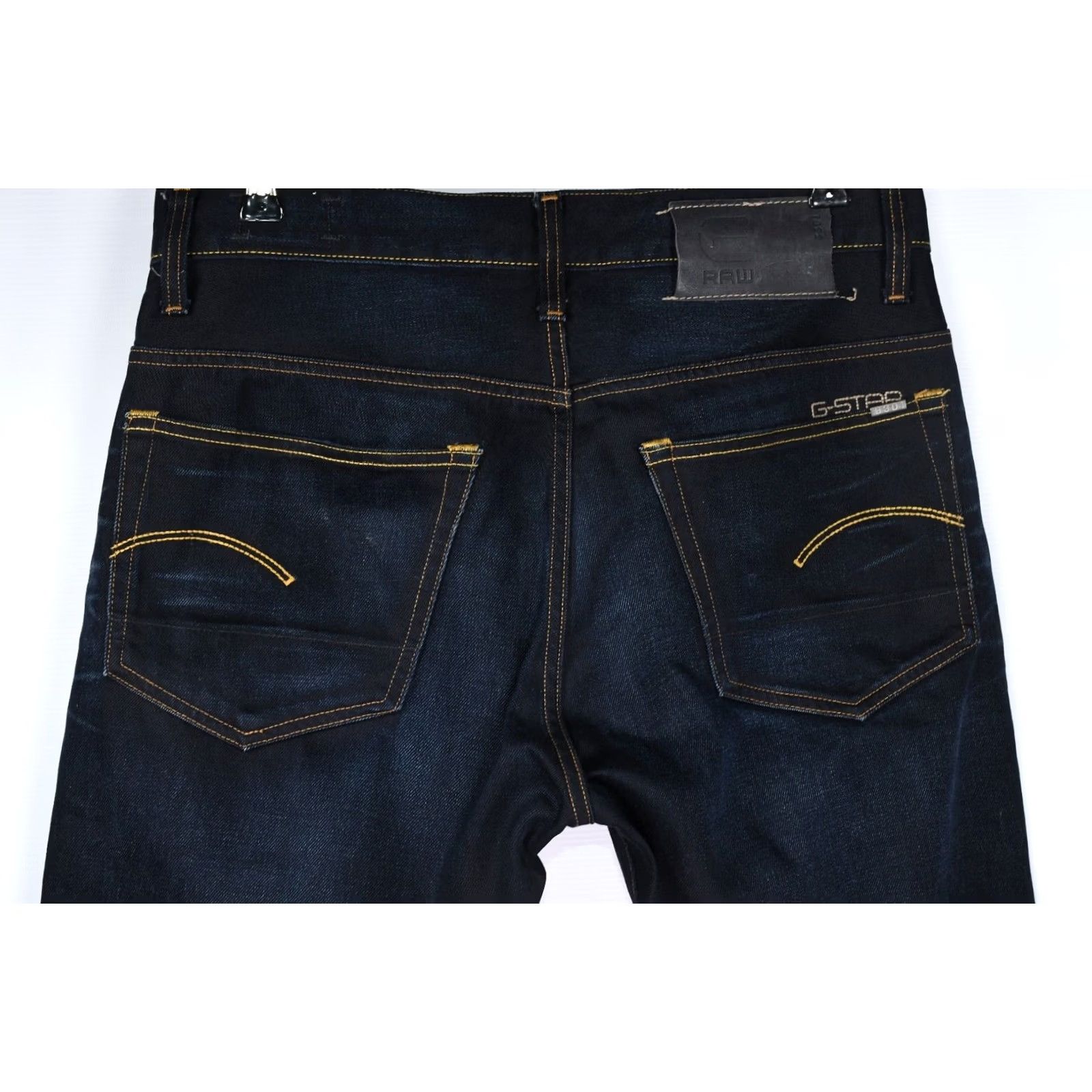 G-Star G-Star 3301 Straight Jeans Main Selling Point Shirt Mens W34 L30 Blue 5-Pocket Denim Regular Fit Vintage No N/A Size US 34 / EU 50 - 4 Thumbnail