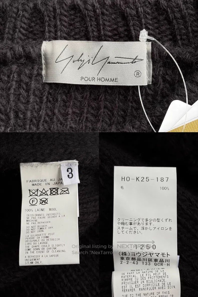 Yohji Yamamoto YOHJI YAMAMOTO Rope Knot Ribbon Thick Sweater Size US L / EU 52-54 / 3 - 9 Thumbnail