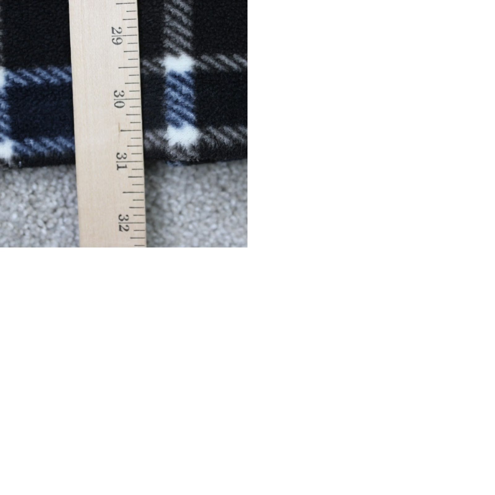 Vintage Juneau Fleece Shacket Mens Large Brown/Blue Plaid Long Sleeve Button-Up Shirt Size US L / EU 52-54 / 3 - 9 Thumbnail