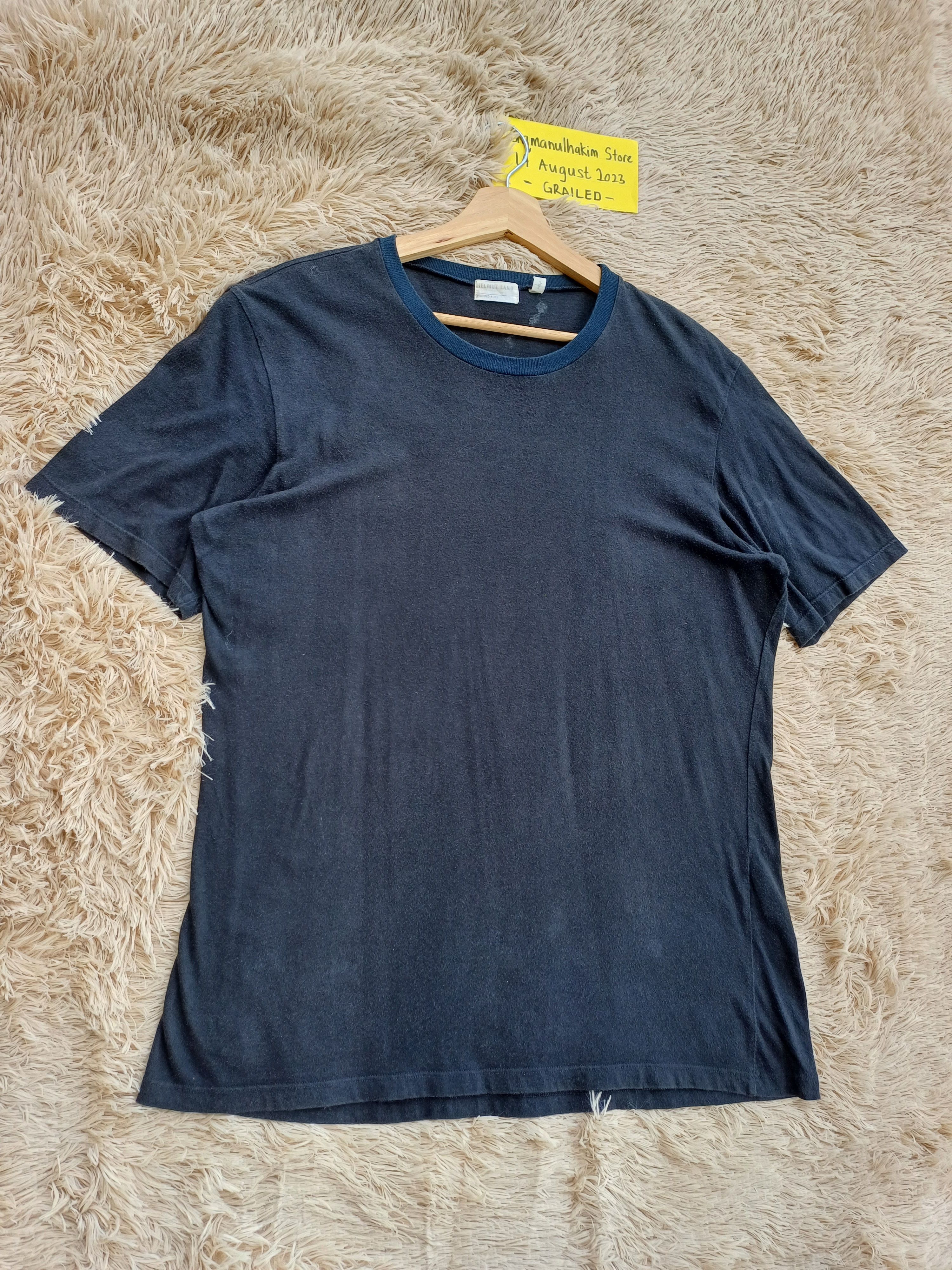 Helmut Lang Vintage SS1998 Helmut Lang Jeans Limited Ed Spellout Tshirt Size US M / EU 48-50 / 2 - 6 Thumbnail