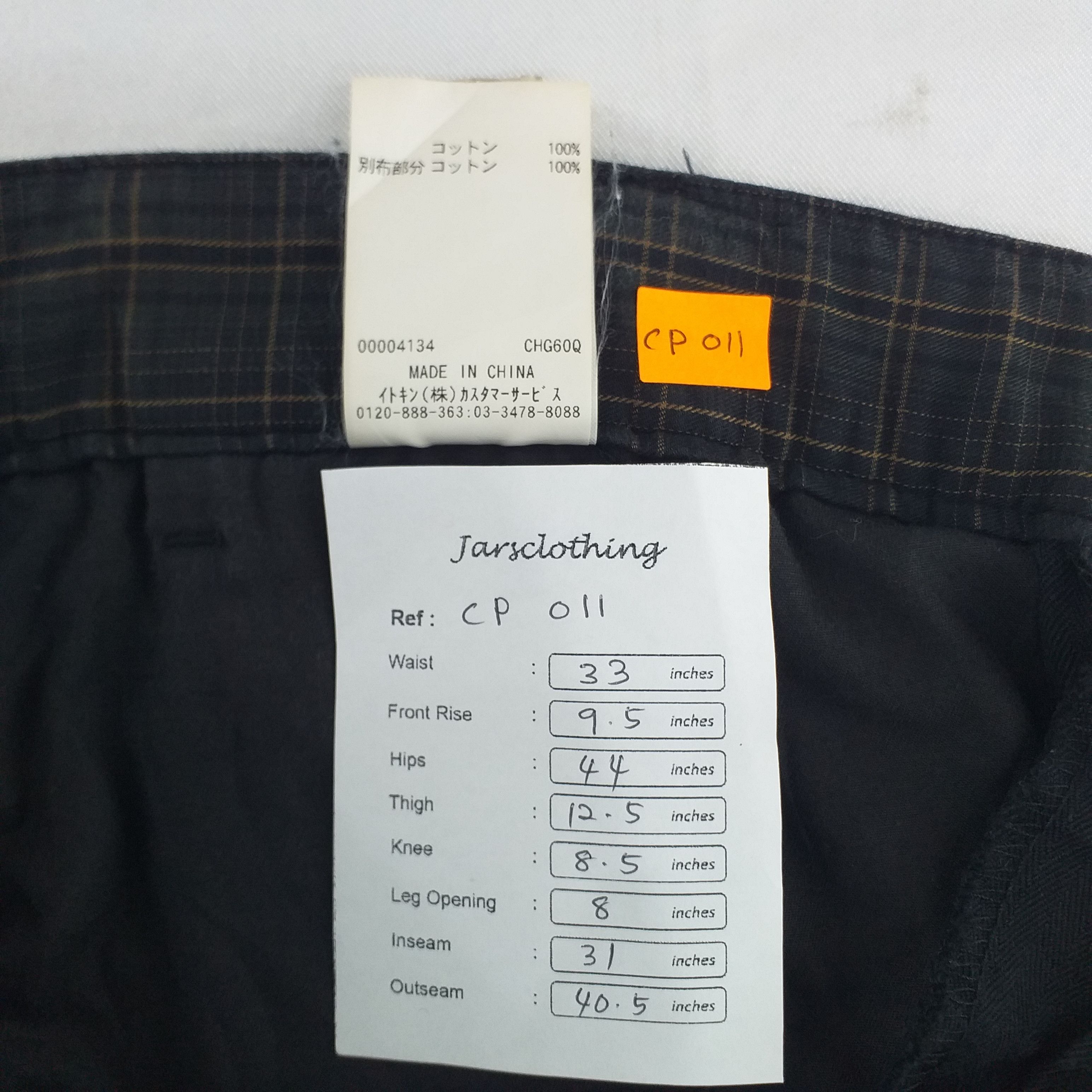 Japanese Brand Japanese Brand Cargo Pockets Pants 33 x 31 -CP011 Size US 33 - 12 Thumbnail