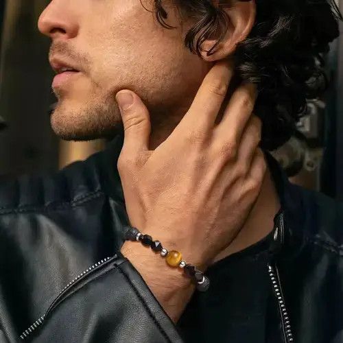 Jewelry 10mm Tiger Eye Stone Bracelets Size ONE SIZE - 3 Thumbnail