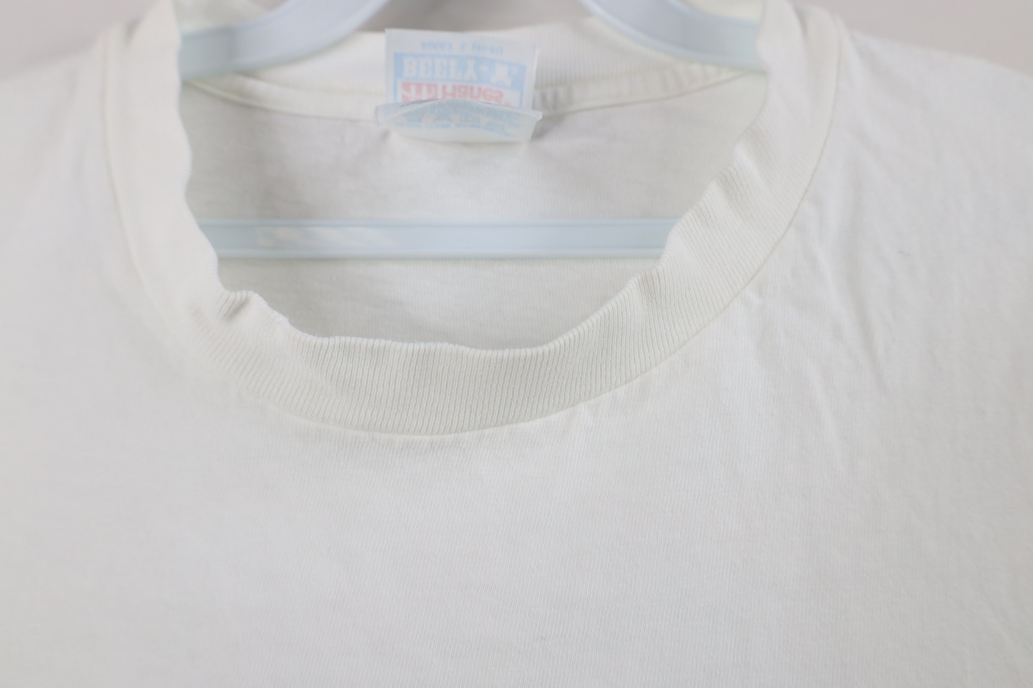 Vintage Vintage 90s Law Gibb Group Short Sleeve T-Shirt White Size US L / EU 52-54 / 3 - 5 Thumbnail