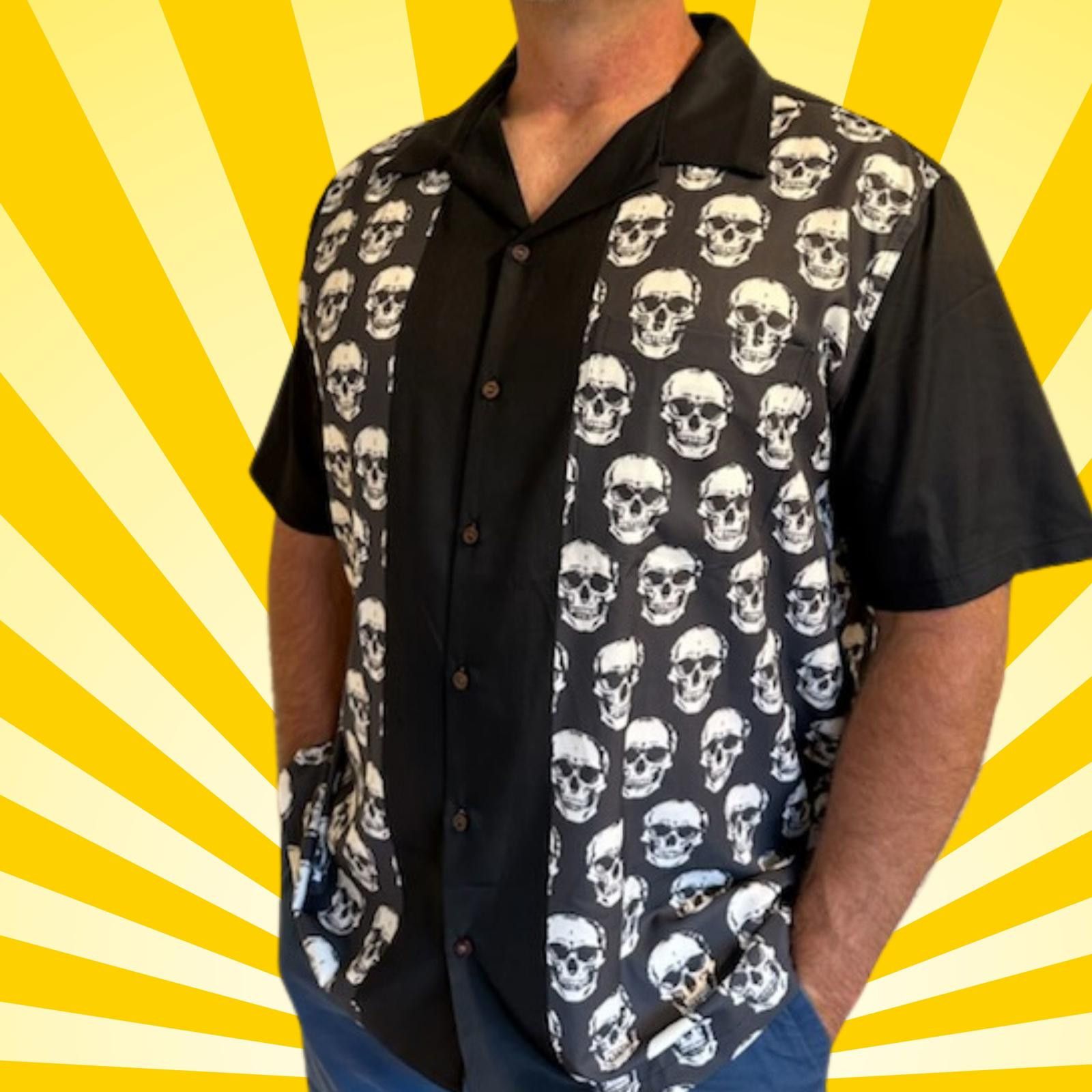 Other Skulls Retro Vintage Inspired Button Up XXL Size US XXL / EU 58 / 5 - 3 Thumbnail