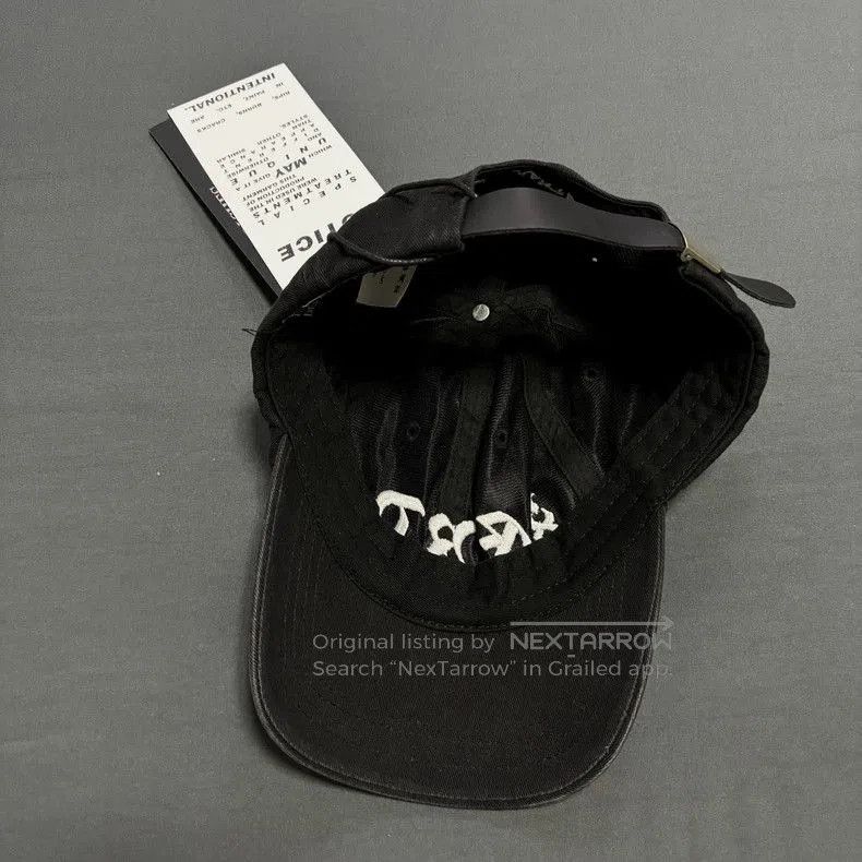 Enfants Riches Deprimes Enfants Riches Deprimes Black Sanskrit embroidered baseball Size ONE SIZE - 4 Thumbnail