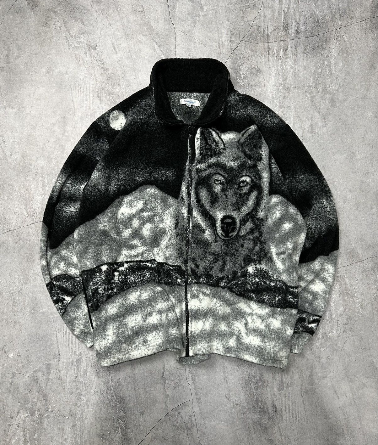 The Mountain Vintage Light Jacket Wolf Fleece Windbreakers Zip 90s Size US M / EU 48-50 / 2 - 1 Thumbnail