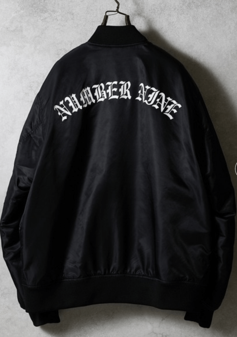 Number (N)ine number nine NYLON PRINTED STADIUM JACKET Size US L / EU 52-54 / 3 - 3 Thumbnail