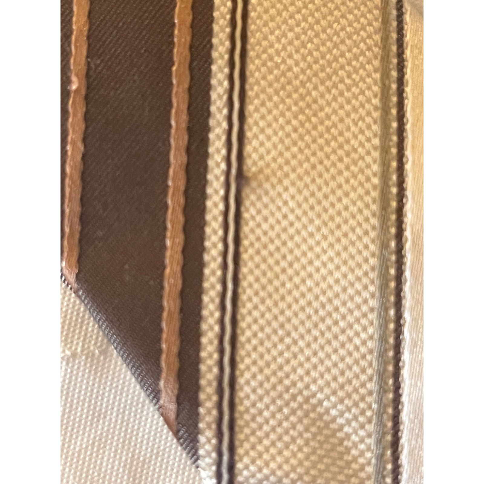 Other Valerio Garati Necktie - 100% Polyester Striped Tie Brown Size ONE SIZE - 10 Thumbnail