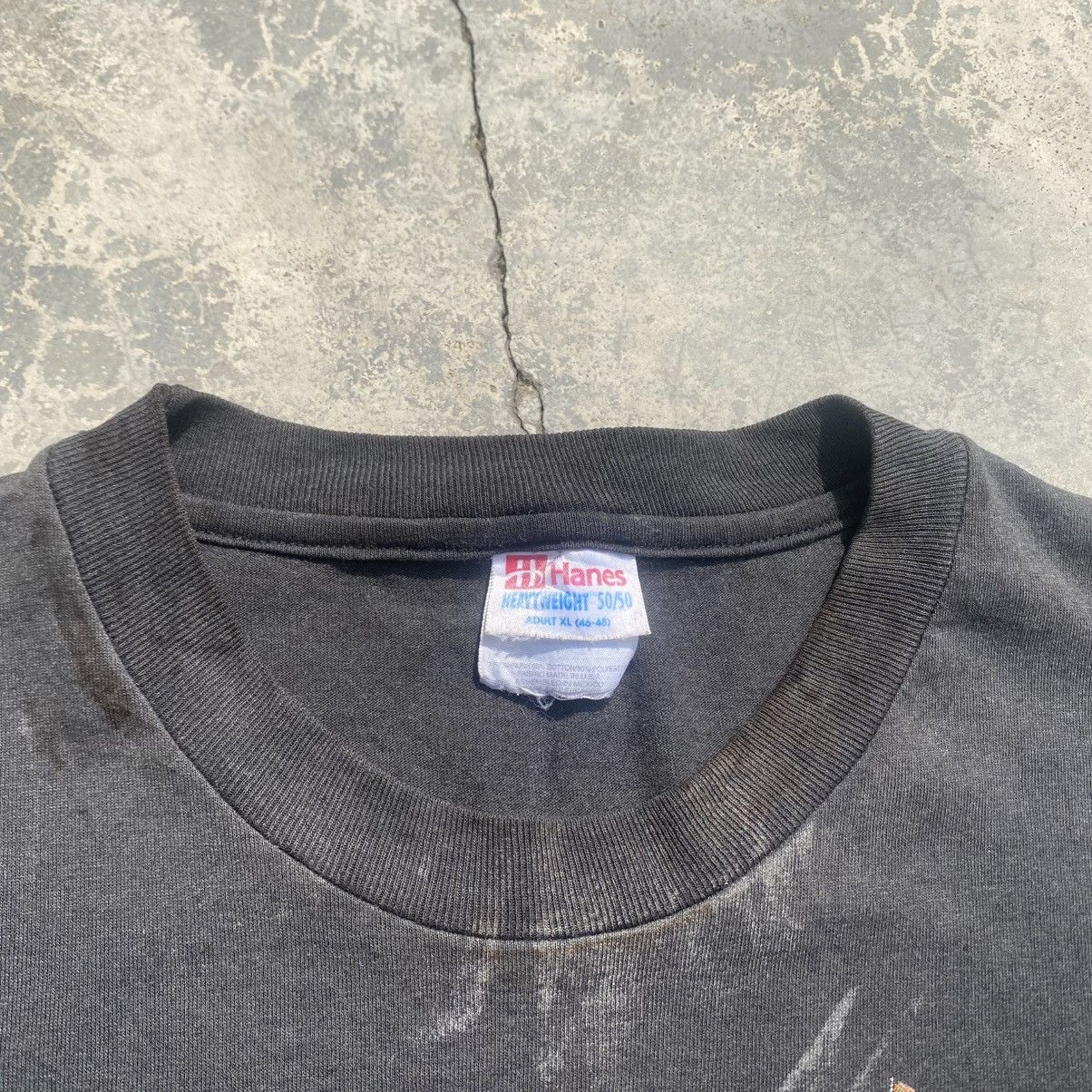 Band Tees Distressed Boxy 1998 VISION TOUR Transitions Lenses tee Size US XL / EU 56 / 4 - 8 Thumbnail