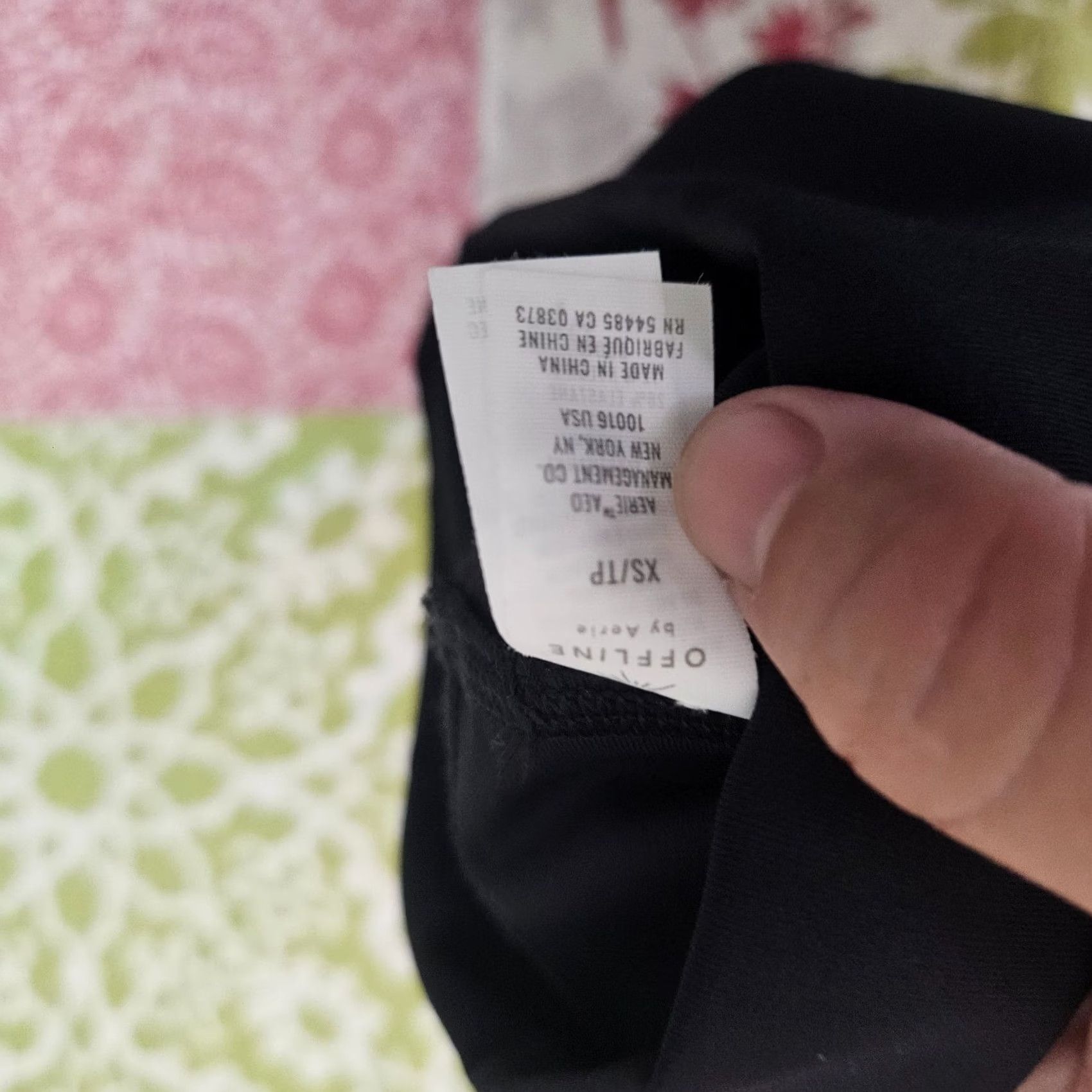 Vintage Aerie Women's Bike Short Hi-Rise 7" Inseam XS Black Regular Size XS Adult Womens Shorts Size 26" / US 2 / IT 38 - 3 Thumbnail