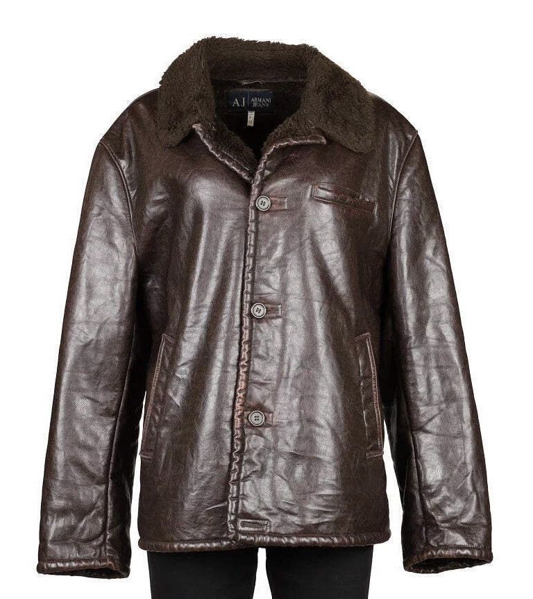 Giorgio Armani Shearling Jacket | Grailed