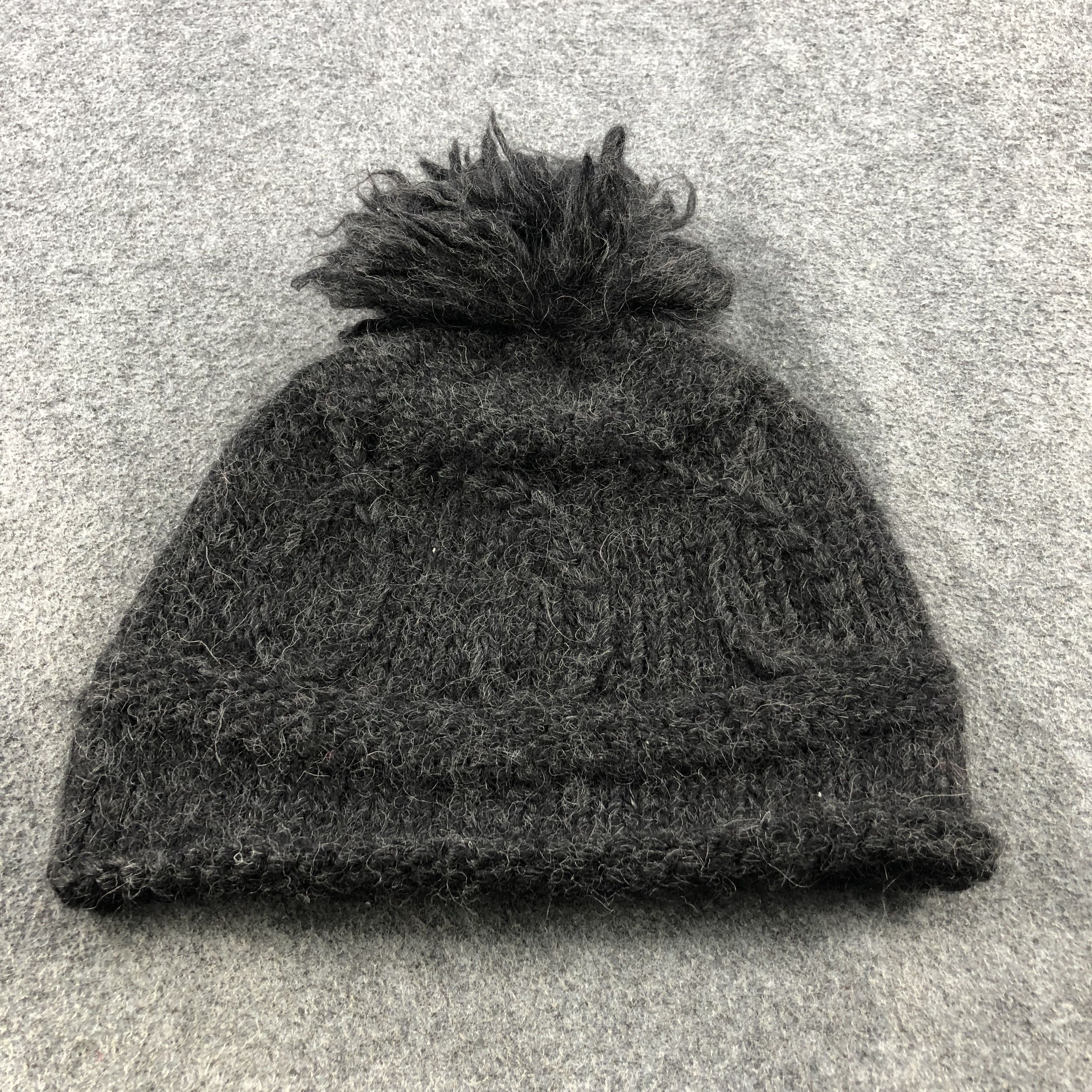 Soe SOE Knitted Wool Bobble Beanie Snowcap Snow Hat B220 Size ONE SIZE - 4 Thumbnail