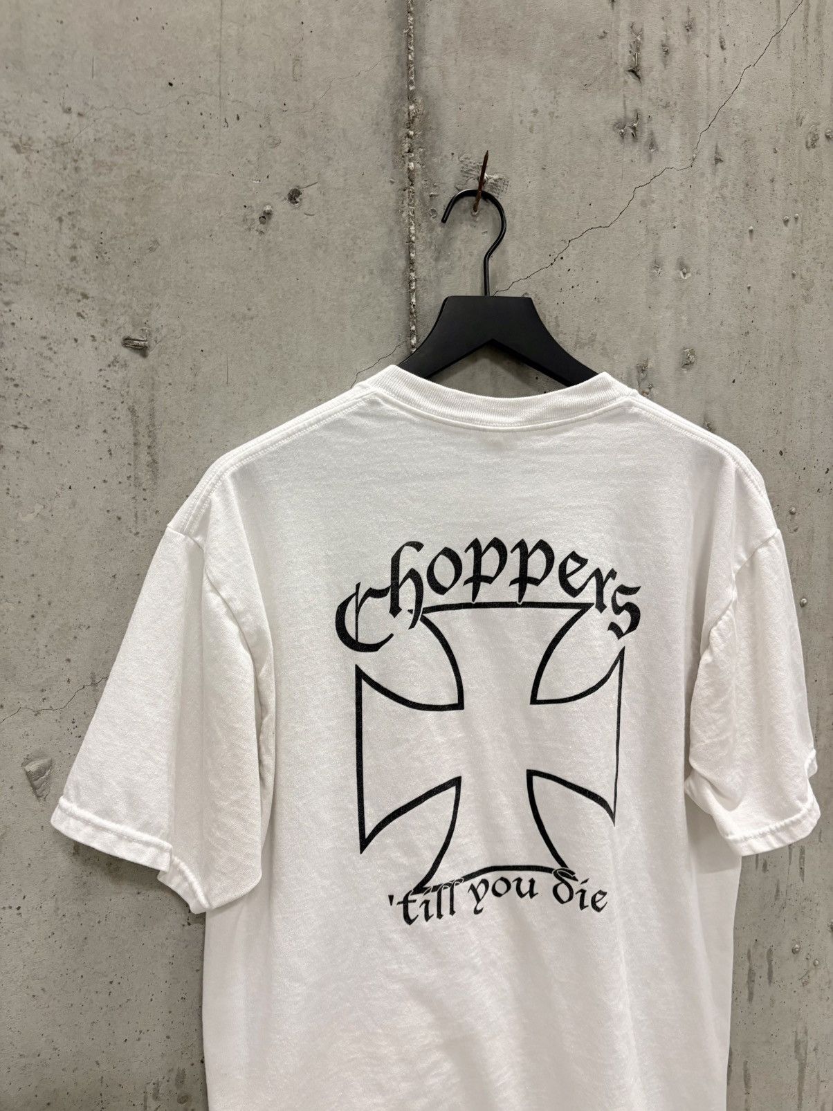 Vintage Vintage Choppers Till You Die Shirt Fade Distressed Grunge Size US L / EU 52-54 / 3 - 3 Thumbnail