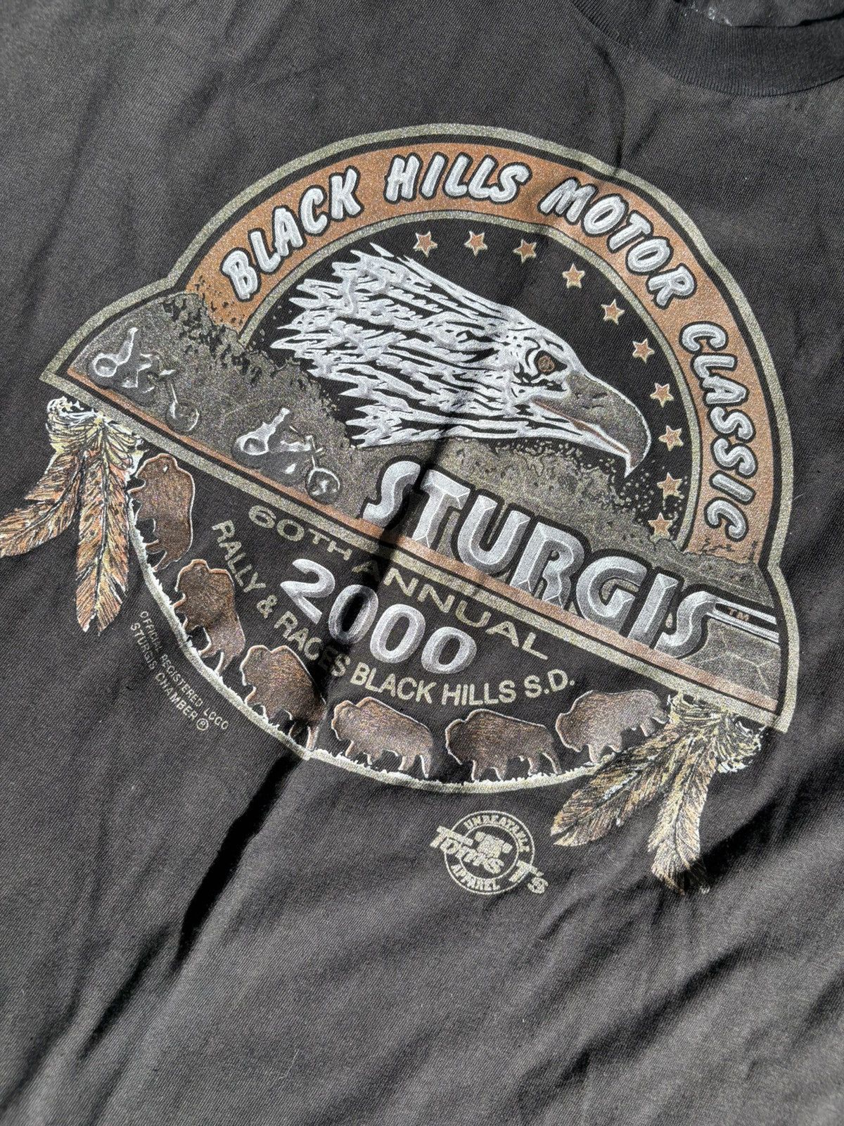 Hanes × Vintage Vintage Biker Week tee y2k Size US XL / EU 56 / 4 - 4 Thumbnail