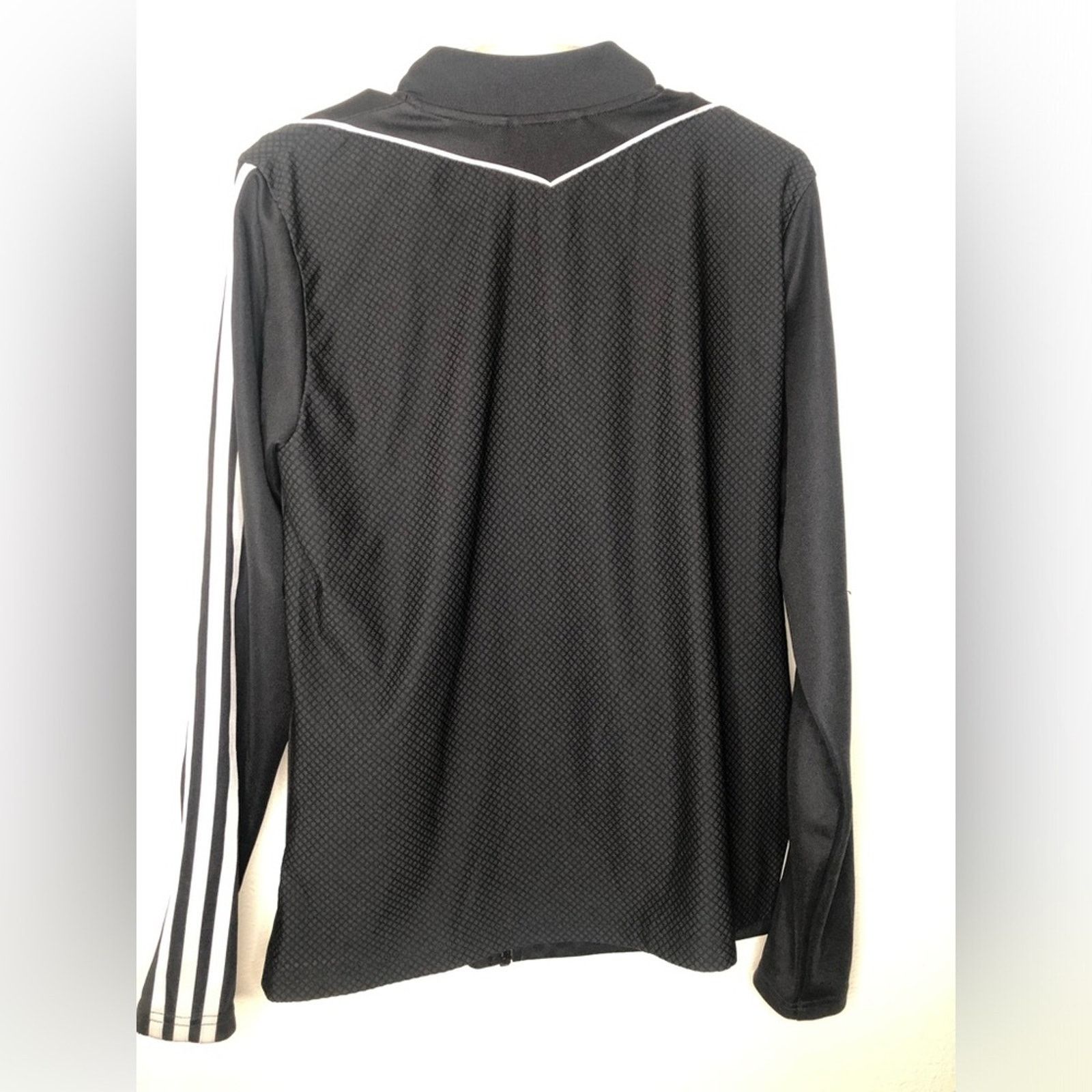 Adidas Adidas Black Aerospace Slim Fit Full-Zip Jacket— Large Size US L / EU 52-54 / 3 - 7 Thumbnail