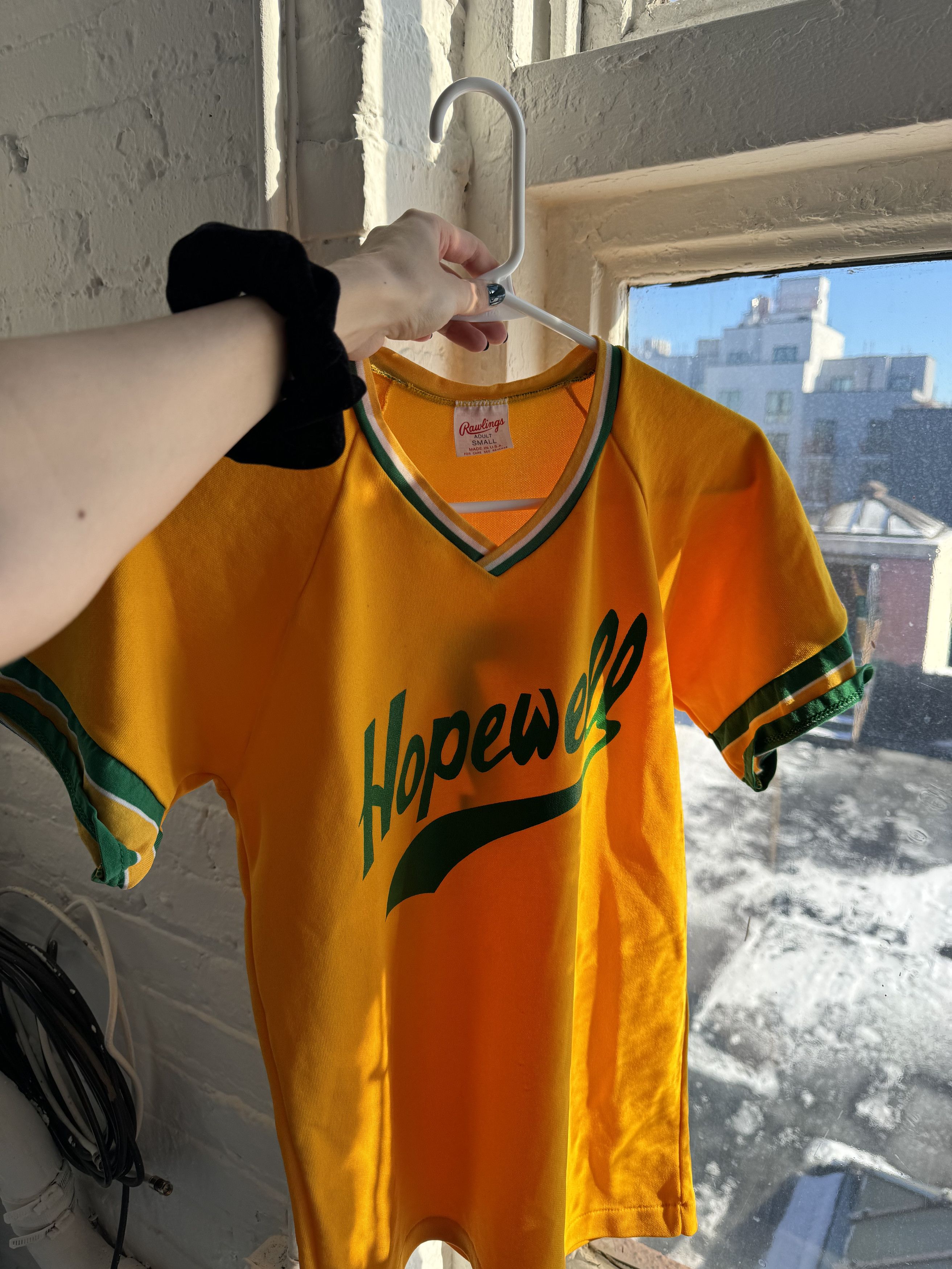 Vintage Vintage 1980's Rawlings Hopewell Baseball Jersey Size US S / EU 44-46 / 1 - 1 Thumbnail
