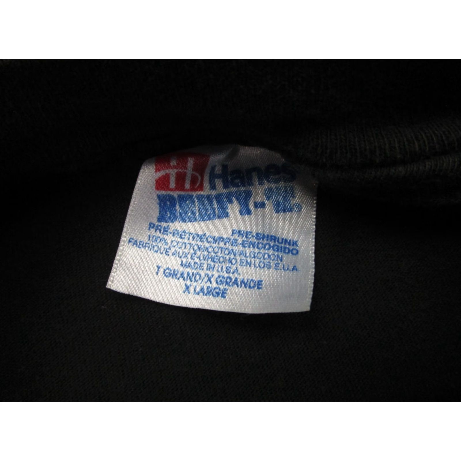 Hanes VINTAGE Tanya Tucker Shirt Men XL Black Velvet Lady Tour Single Stitch 90s Concert Men's XL Black 90s USA Size US XL / EU 56 / 4 - 7 Thumbnail