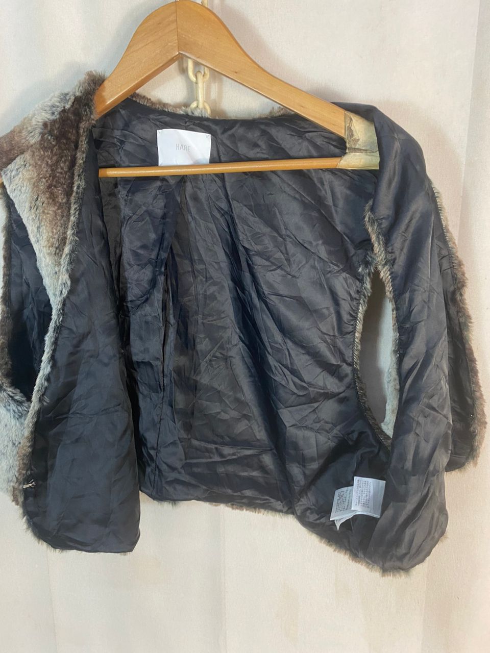 HARE Hare fur croptopvest Size S / US 4 / IT 40 - 4 Thumbnail