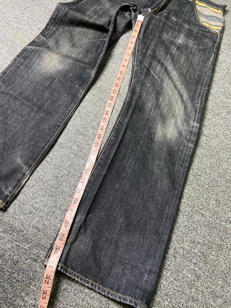 Japanese Brand CNCV Concave Attempt Relaxed Fit Cut Jeans (136) Size US 33 - 8 Thumbnail