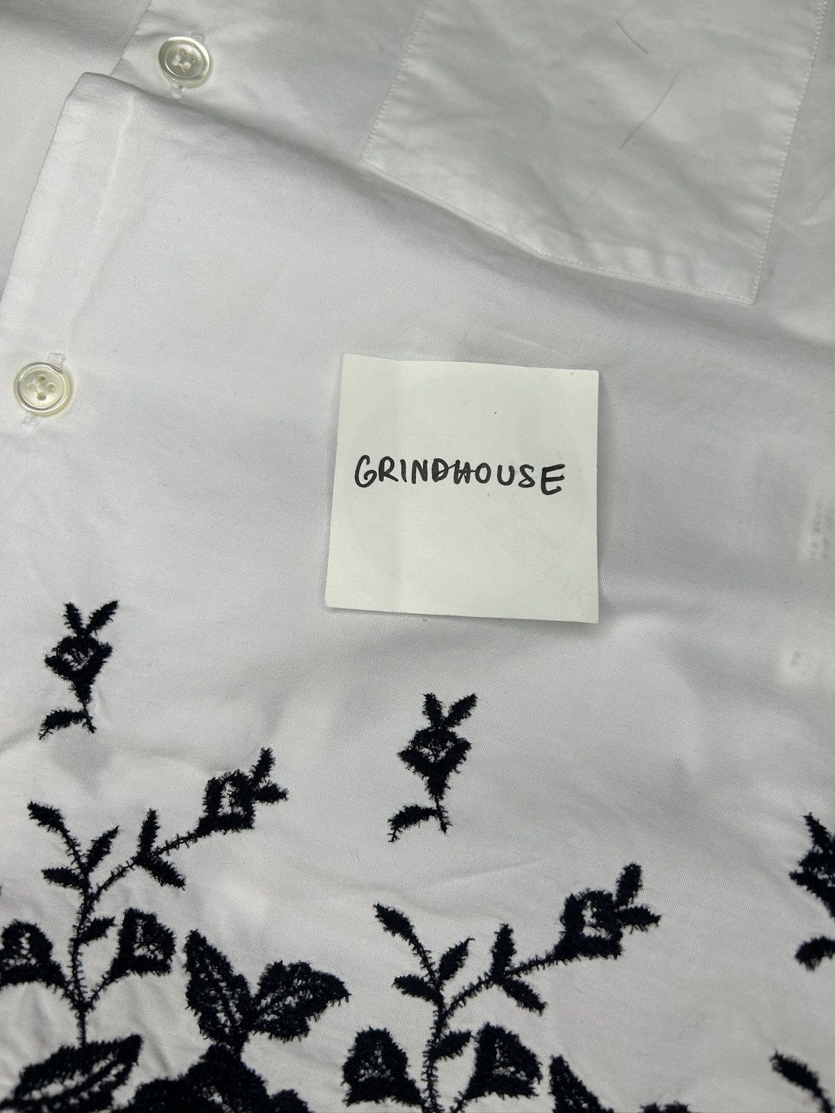 Comme des Garcons F/W 13 Tricot Floral Embroidered Shirt Size S / US 4 / IT 40 - 9 Thumbnail