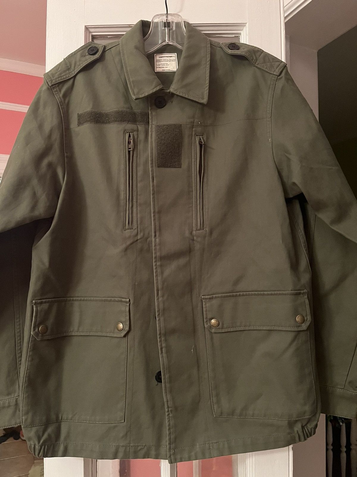 image of Zadig Voltaire Zadig & Voltaire Military Jacket in Green, Men's (Size Large)
