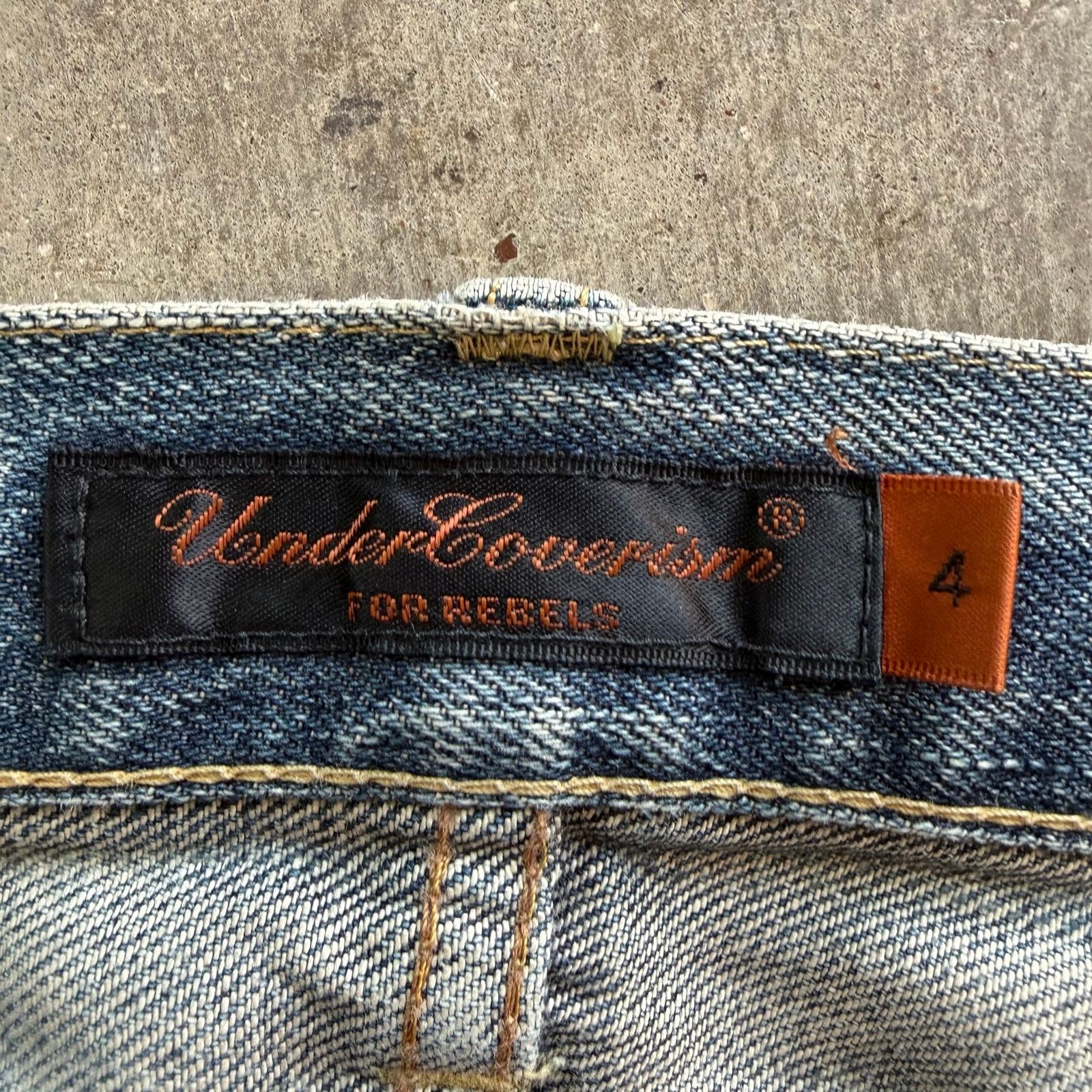 Undercover Undercover AW06 "Guru Guru" Bug Insect Denim Size US 34 / EU 50 - 9 Thumbnail