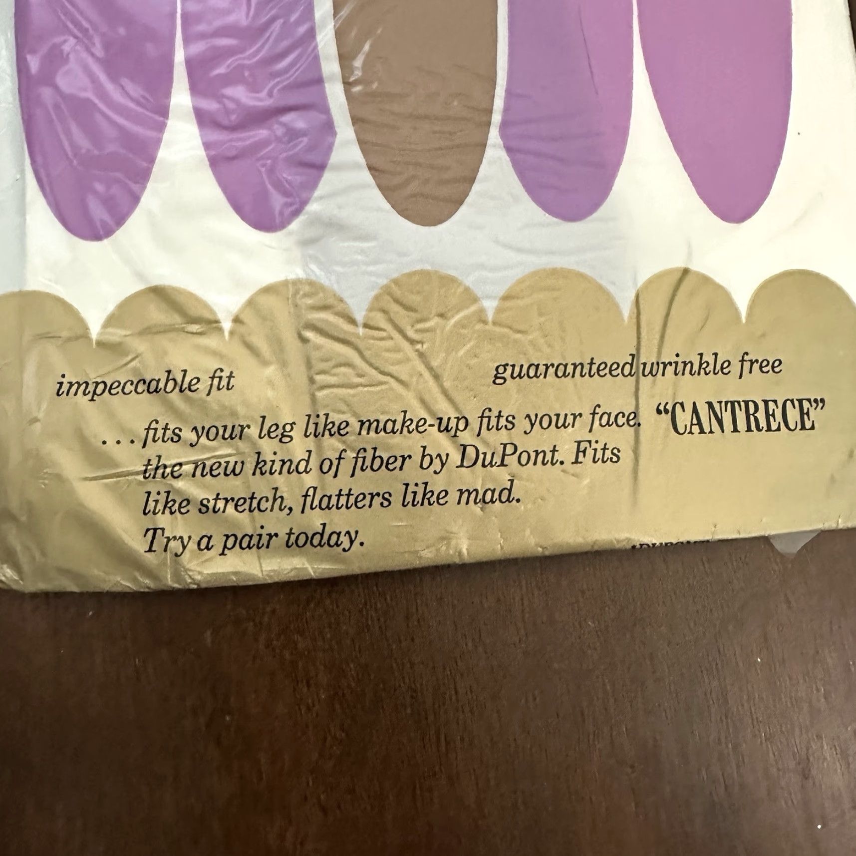 Vintage VINTAGE Cantrece Deluxe Seamless Sheer Stockings Brown 8-9 NEW Stockings Womens Size ONE SIZE - 4 Thumbnail