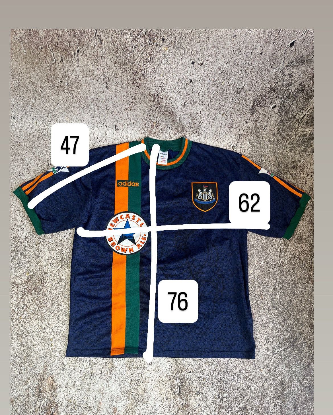 Adidas T shirt jersey football Adidas New castle vintage 97 98 s Size US XL / EU 56 / 4 - 11 Thumbnail