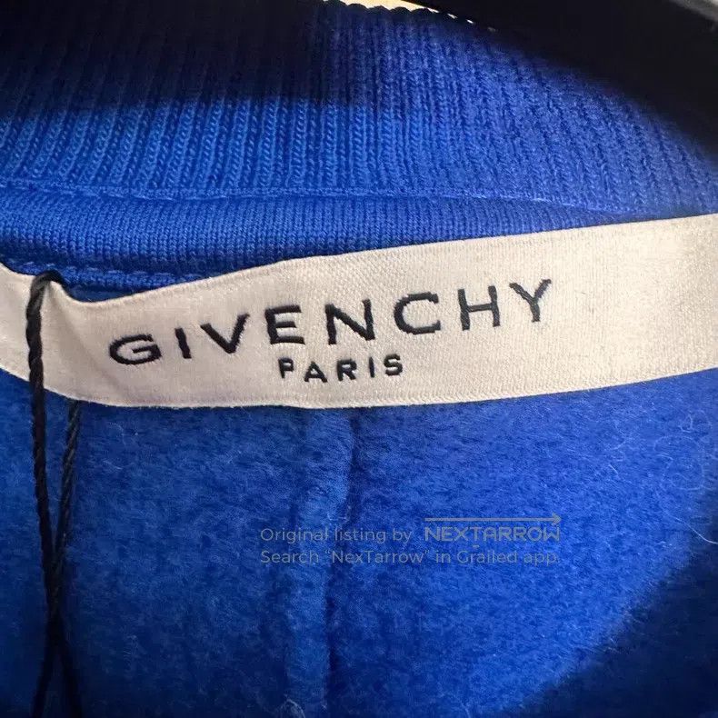 Givenchy Givenchy Blue Sequin Letter Logo Sweatshirt Size US S / EU 44-46 / 1 - 4 Thumbnail