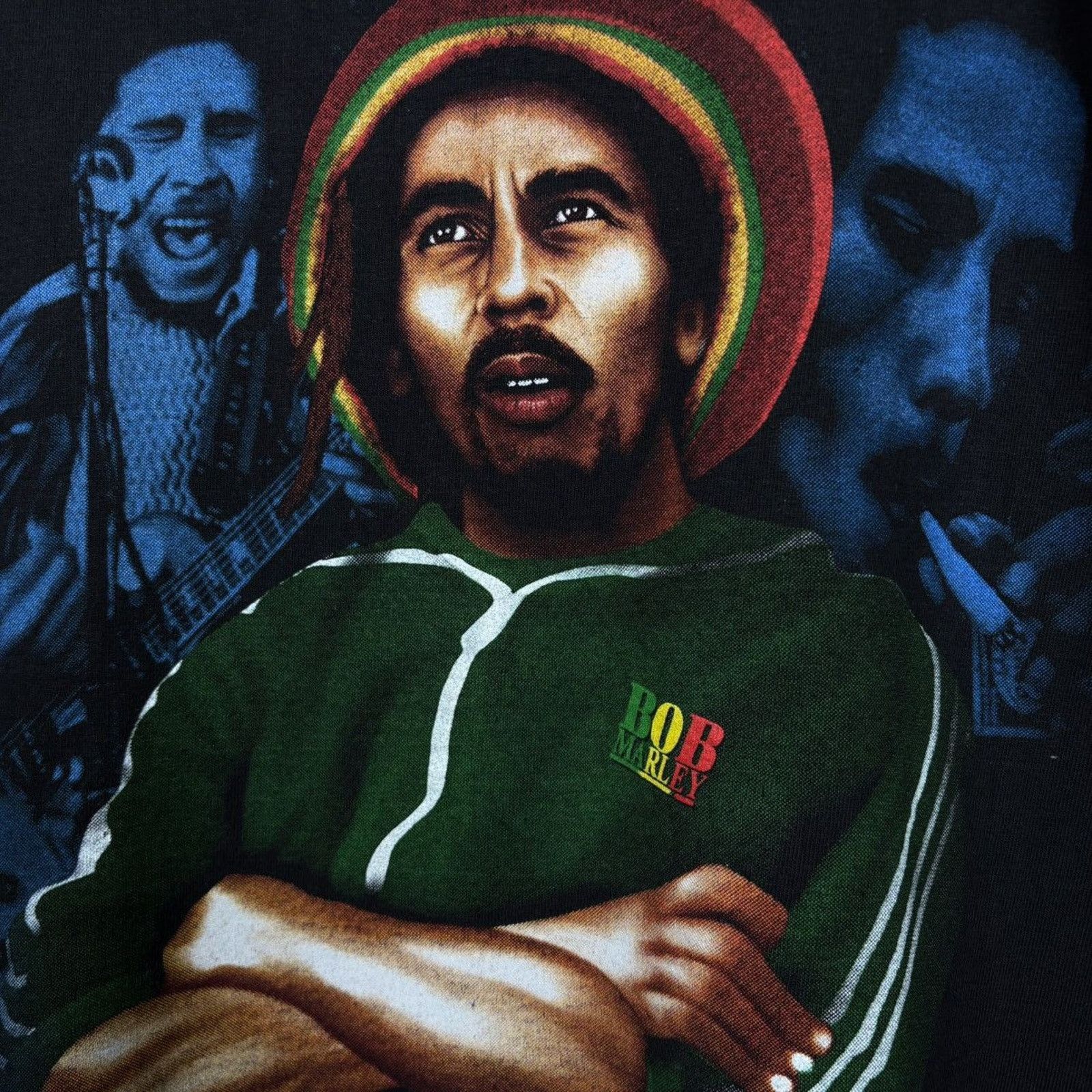 Band Tees × Vintage 🇯🇲BOB MARLEY Free your Mind T Size US M / EU 48-50 / 2 - 2 Thumbnail