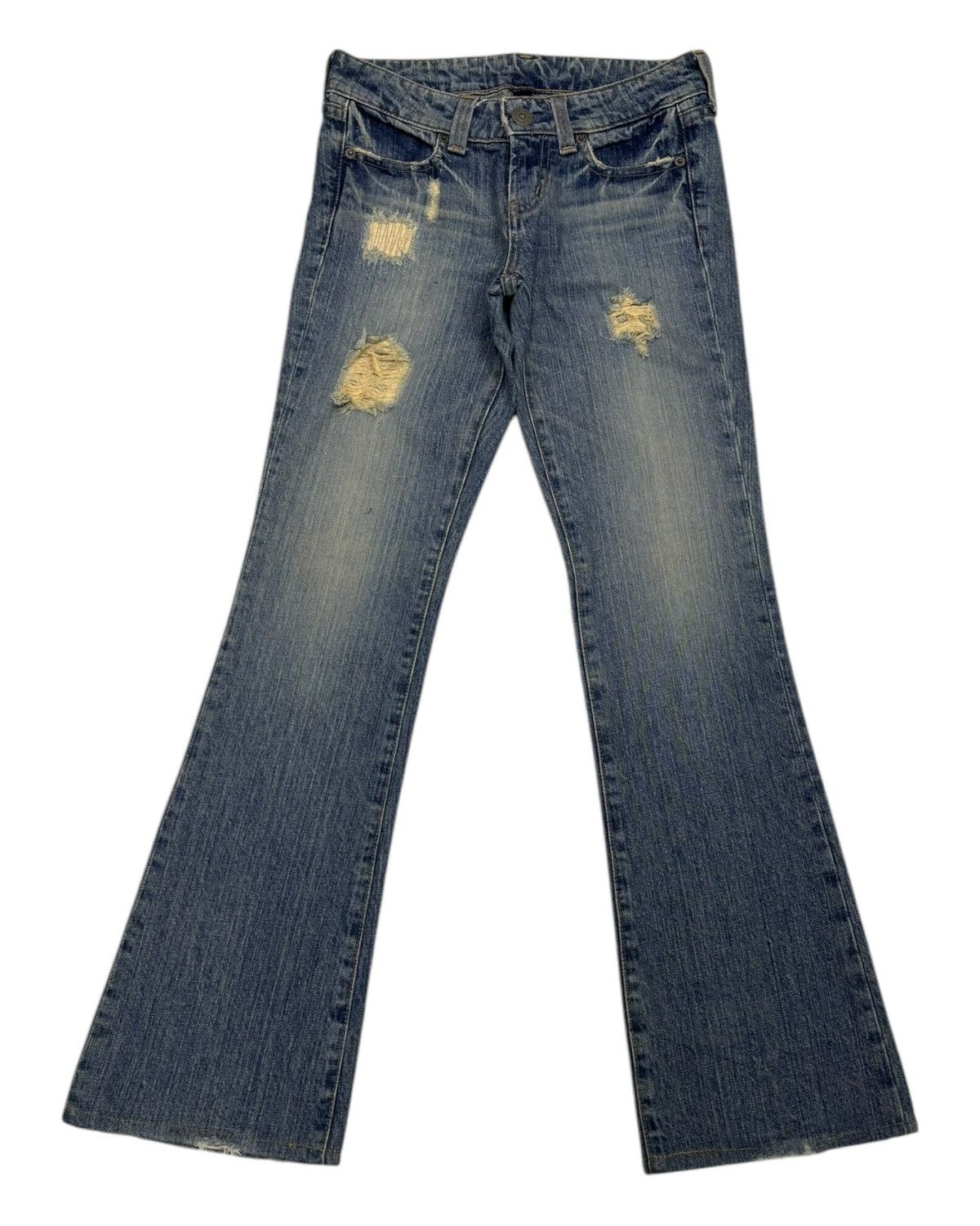 Flare Jeans I6W9 Lgb Style Moussy Jeans Distressed Denim