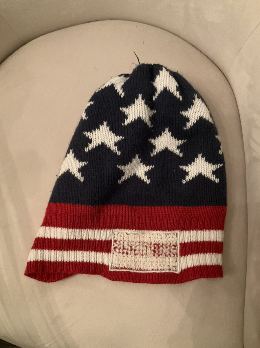 Other × Vintage USA American Flag Beanie Size ONE SIZE - 4 Thumbnail
