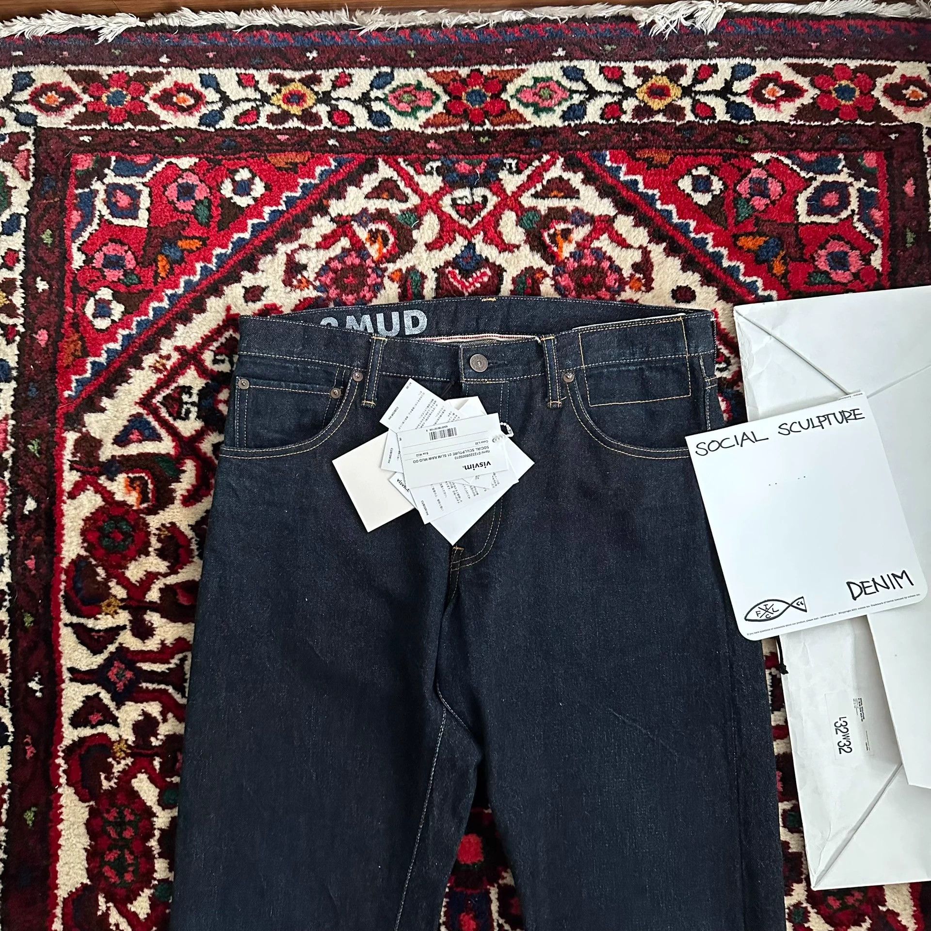 Visvim visvim 23aw 01.2mud mud dyed denim W32L32 Size US 32 / EU 48 - 4 Thumbnail