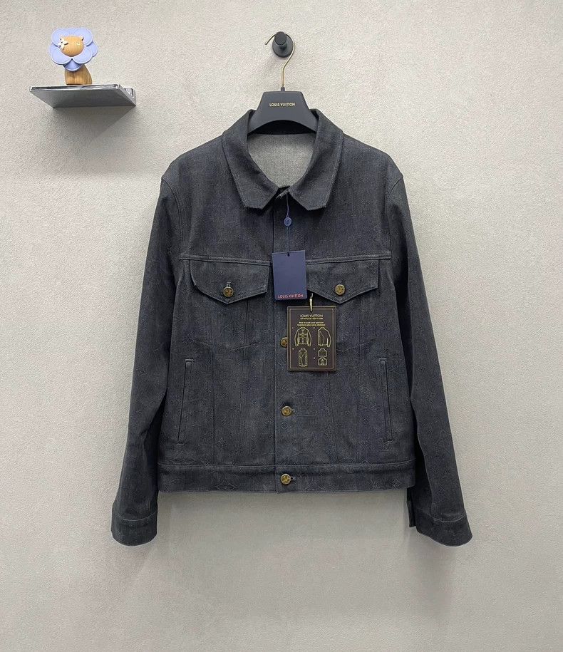 Louis Vuitton Black and grey dark denim jacket 2503-Nextarr