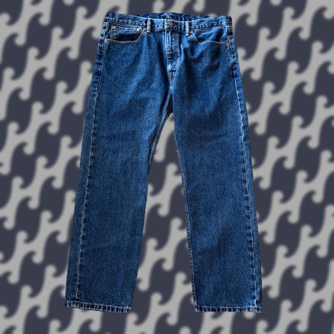 Levi's VINTAGE Levi's 505 Jeans Men 38X30 Blue Denim Cotton High Rise 5-Pocket Regular Style City USA Size US 38 / EU 54 - 1 Thumbnail