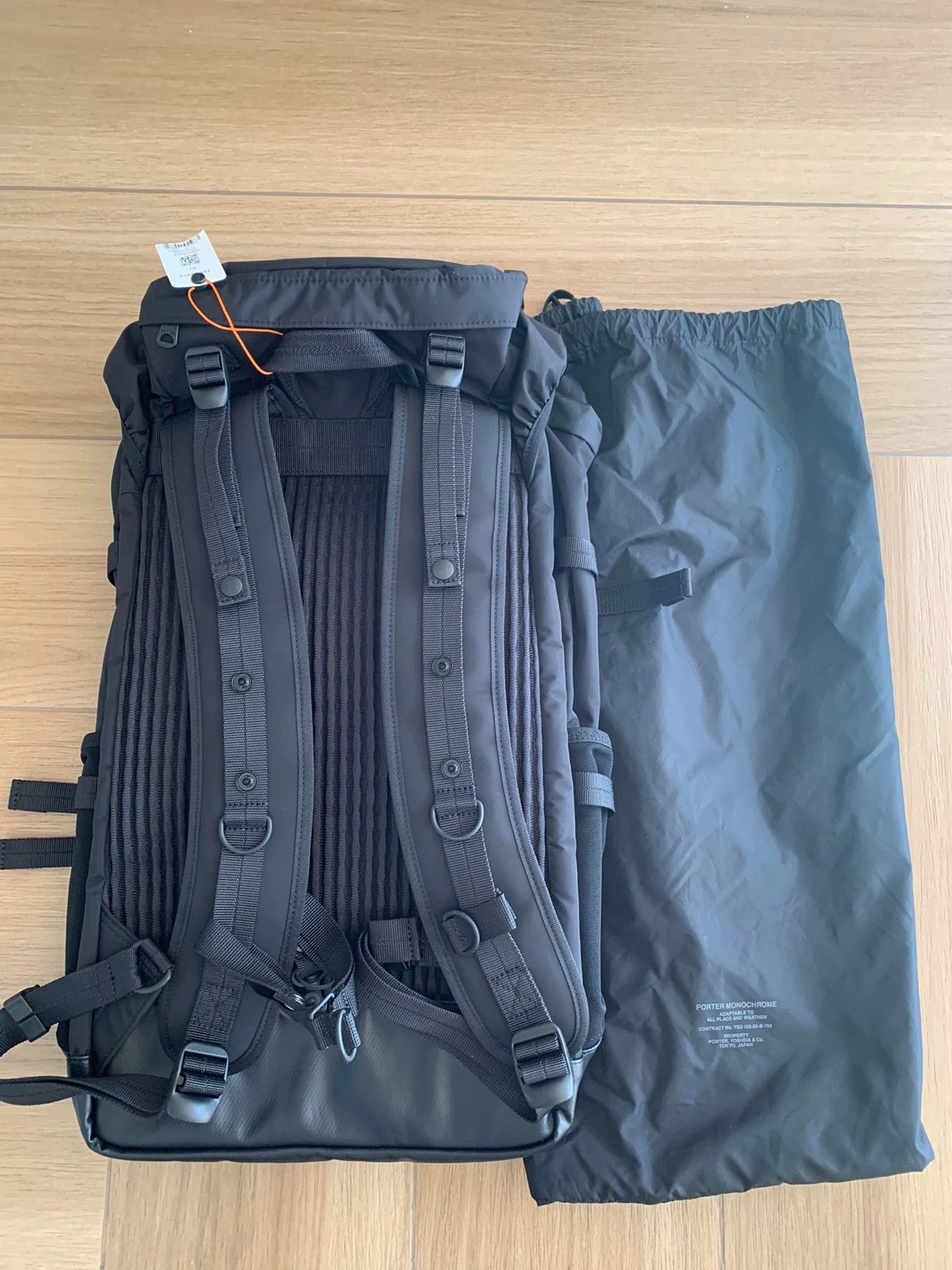Porter PORTER MONOCHROME Waterproof Black Men's Backpack Size ONE SIZE - 2 Thumbnail