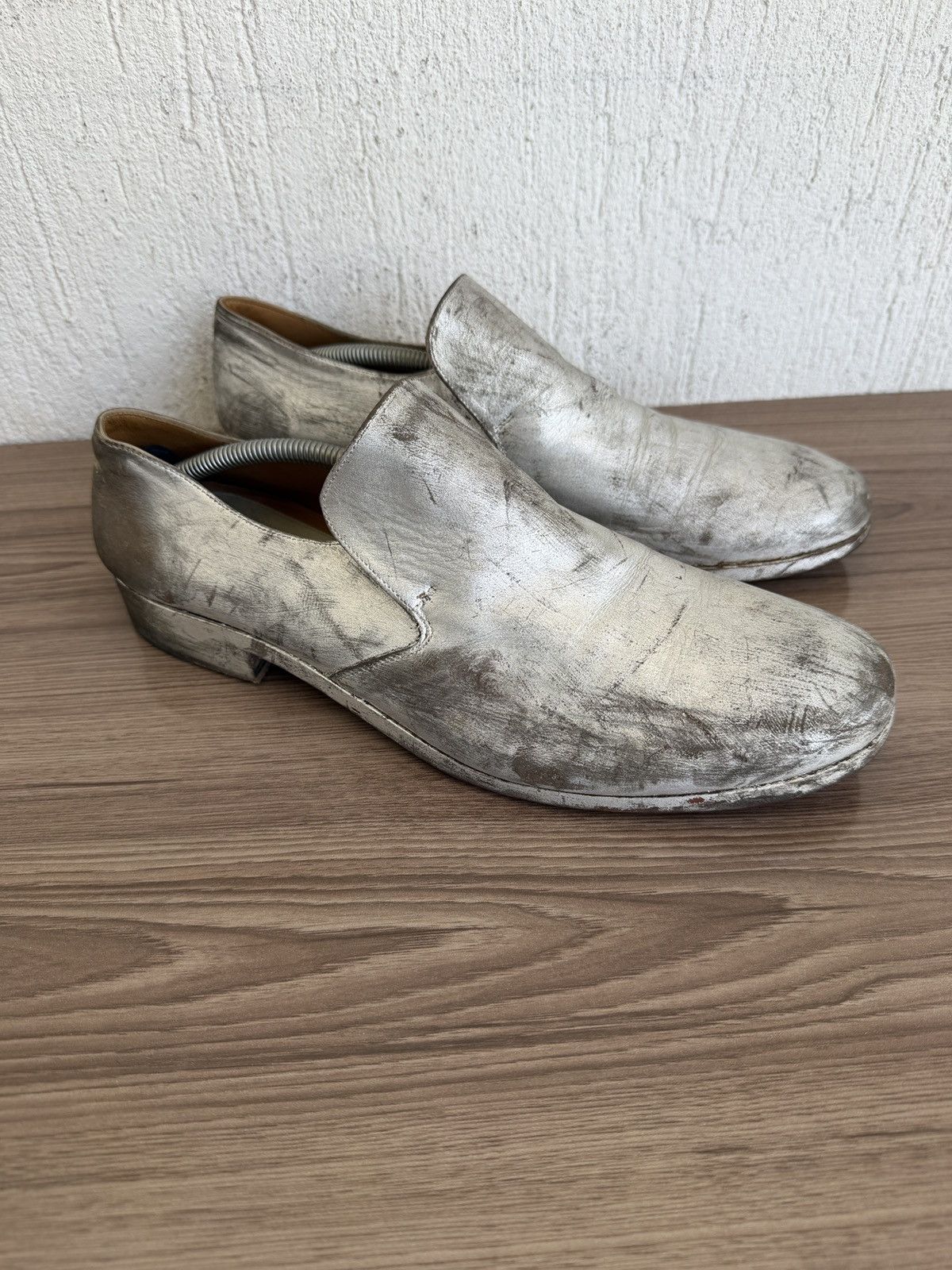 Maison Margiela Extremely rare🔥❗️Distressed painted loafers Size US 9 / EU 42 - 14 Thumbnail