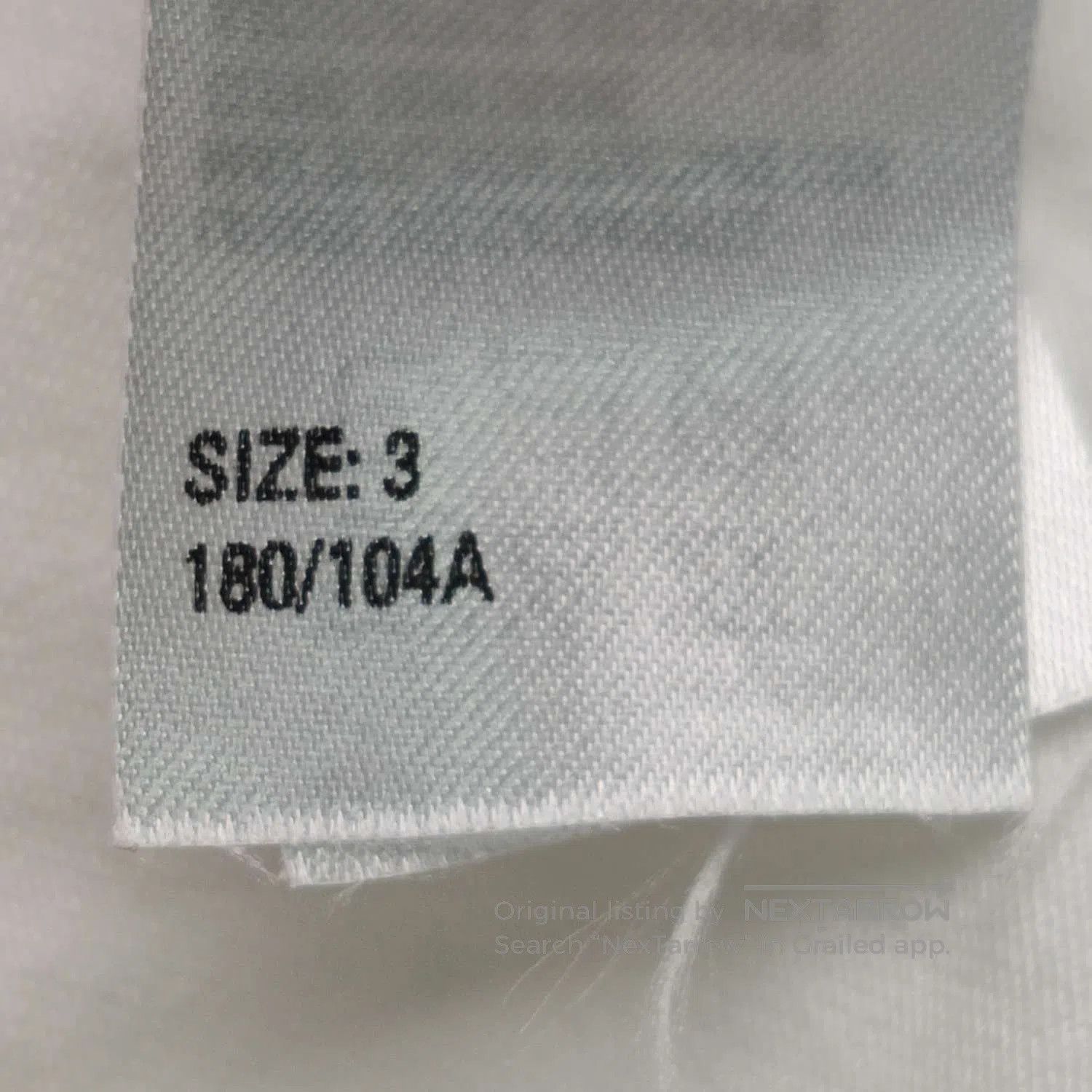 Balenciaga Balenciaga White Cotton Logo T. Size US S / EU 44-46 / 1 - 7 Thumbnail
