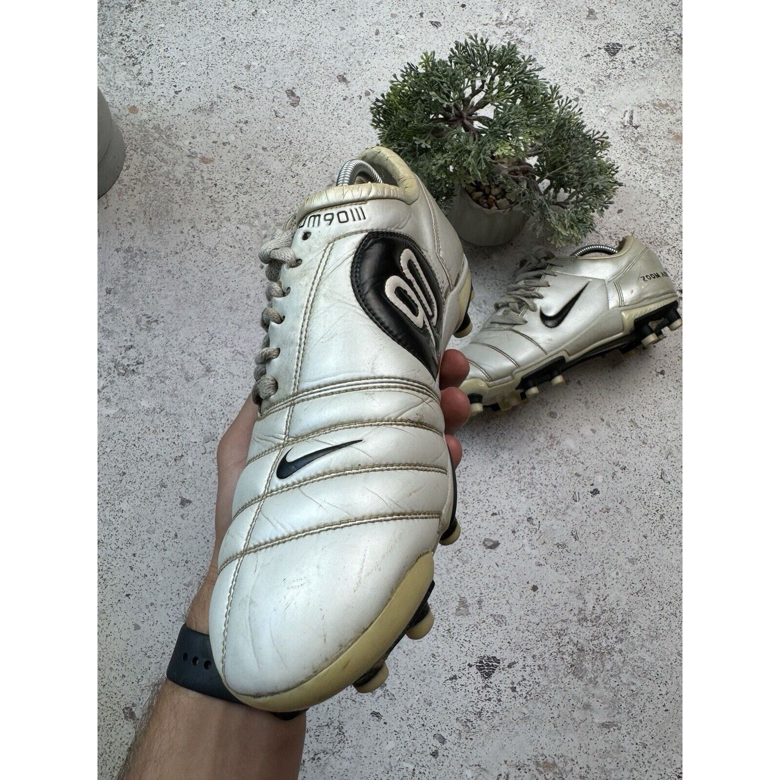 NIKE Air Zoom 90 III FG Football Vintage Soccer Size US 10.5