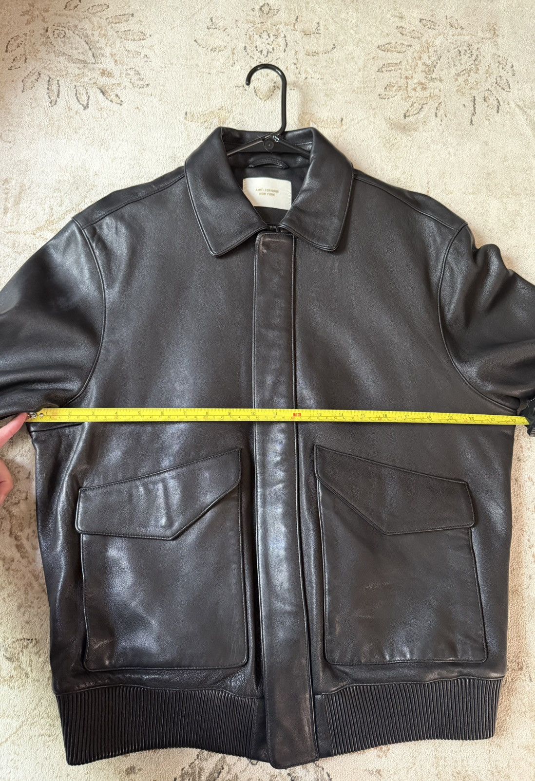Aime Leon Dore Aime Leon Dore Leather Bomber Jacket Size US M / EU 48-50 / 2 - 8 Thumbnail
