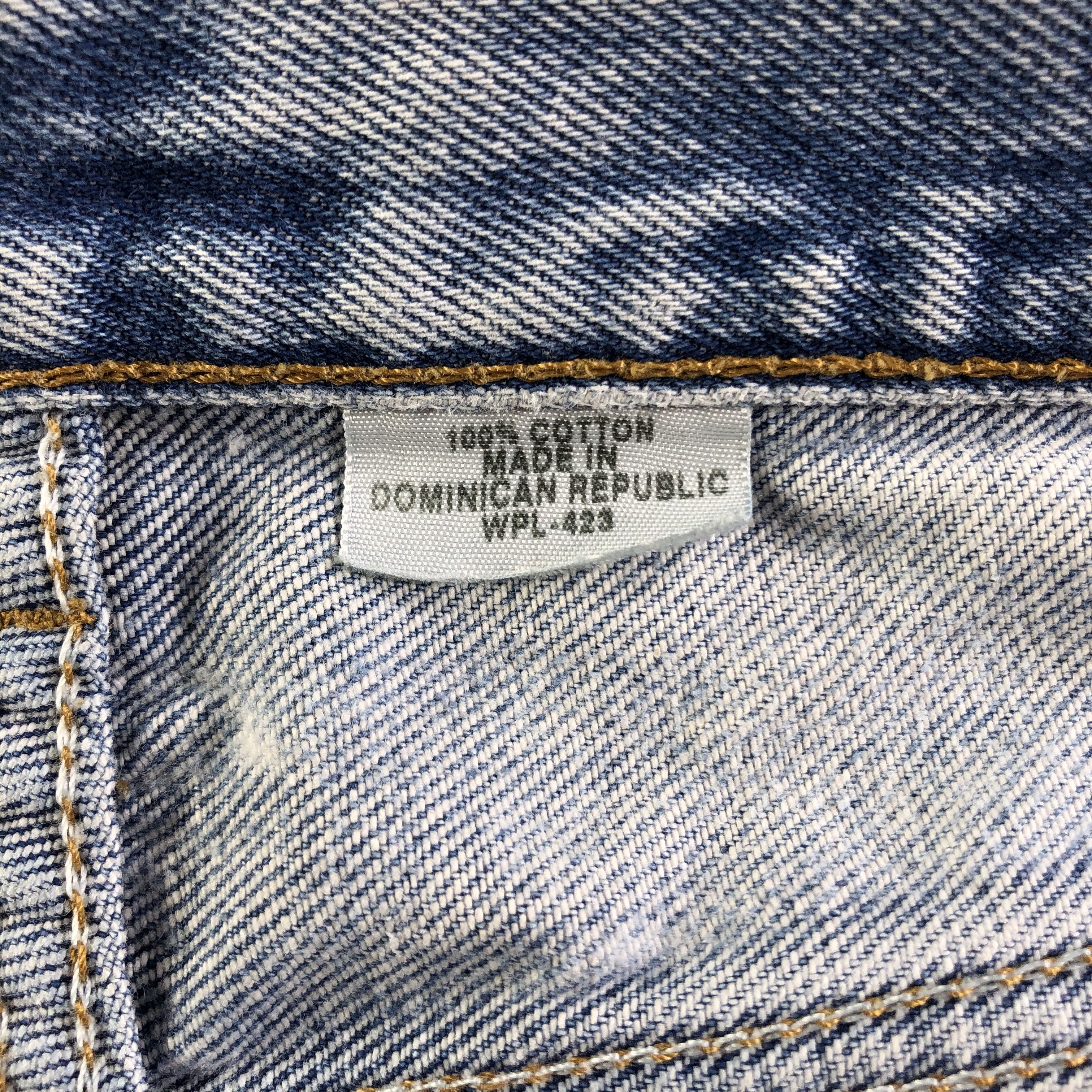 Levi's Vintage Blue Wash Levis 501 Jeans-J3700 Size US 43 - 15 Thumbnail