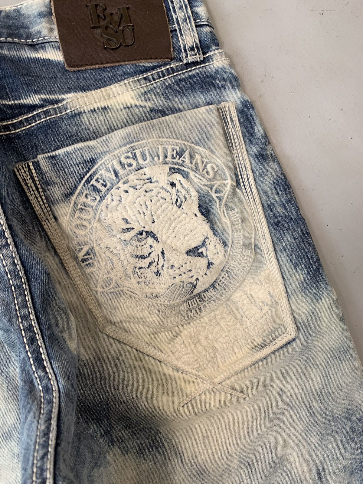 Japanese Brand Vintage Evisu inspired denim Size US 30 / EU 46 - 10 Thumbnail
