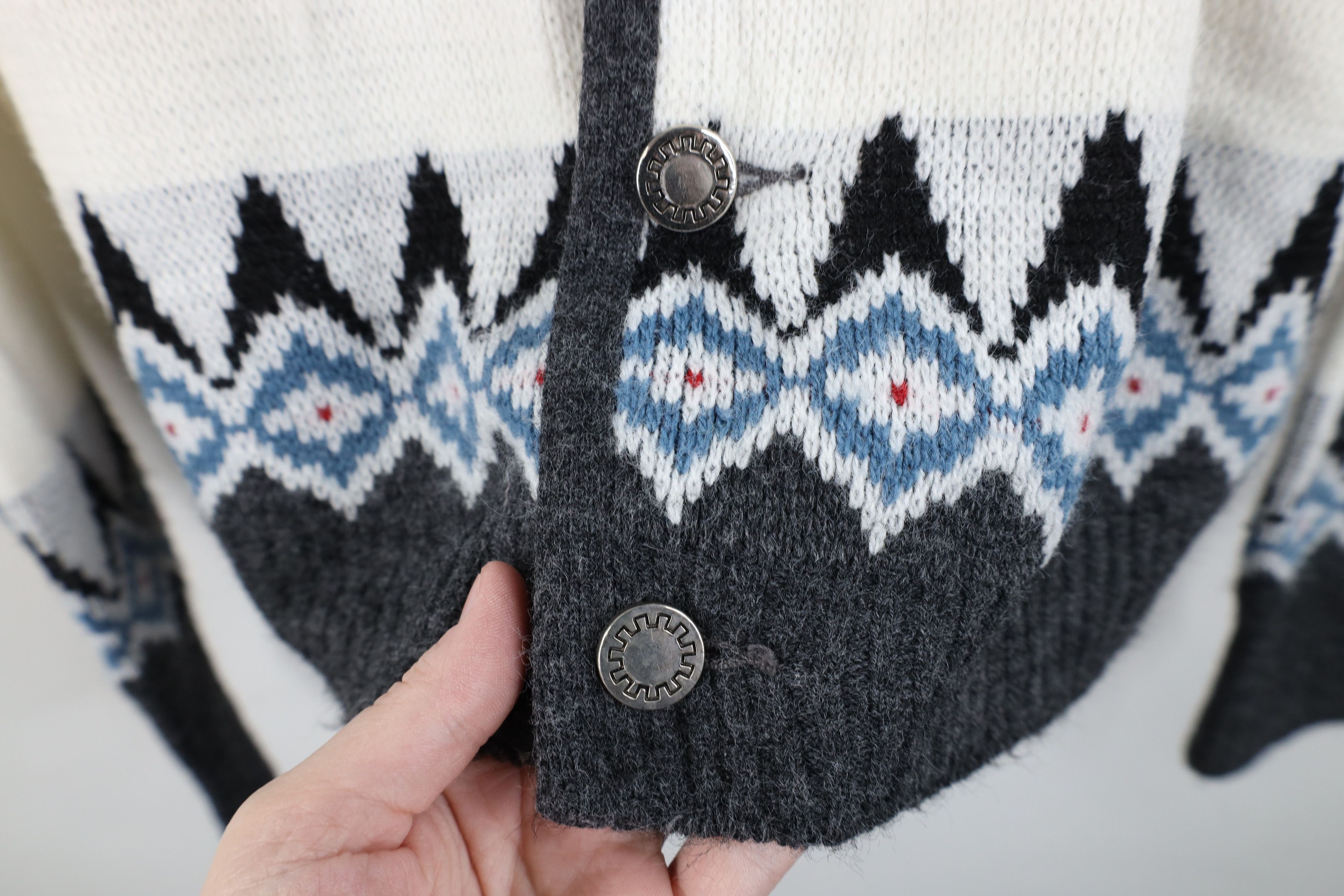 Vintage Vintage 60s 70s Streetwear Skiing Knit Cardigan Sweater USA Size US XXL / EU 58 / 5 - 7 Thumbnail