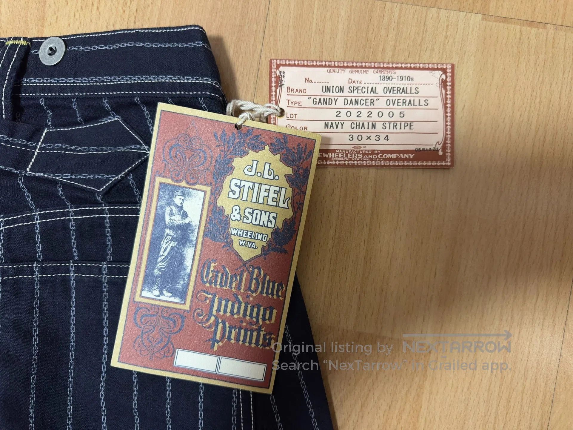 Freewheelers Freewheelers Chain Dye Work Pants. Size US 30 / EU 46 - 6 Thumbnail