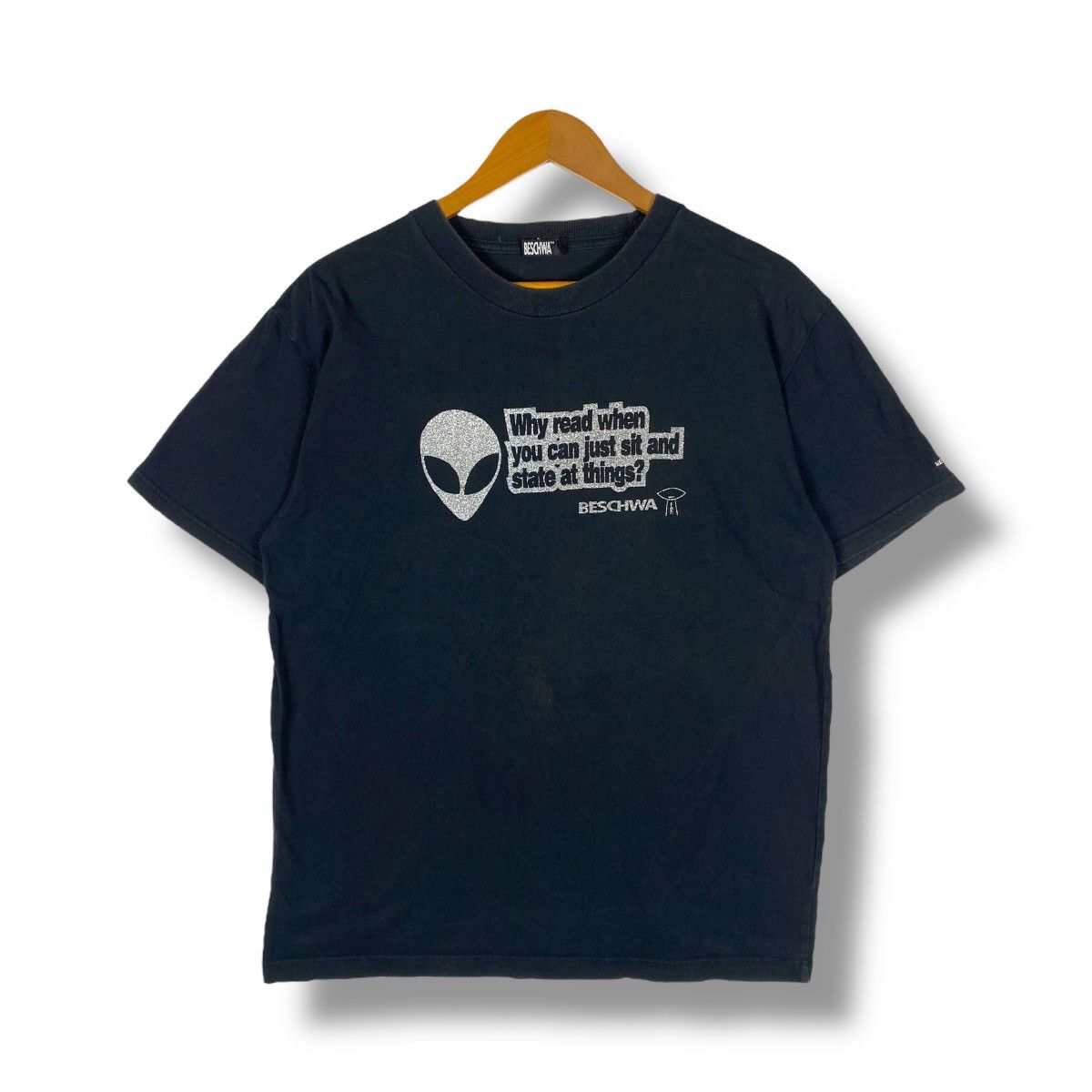 Alien Workshop Vintage 90's BESCHWA NEVADA Alien Workshop Skate Tee Shirt Size US M / EU 48-50 / 2 - 1 Thumbnail