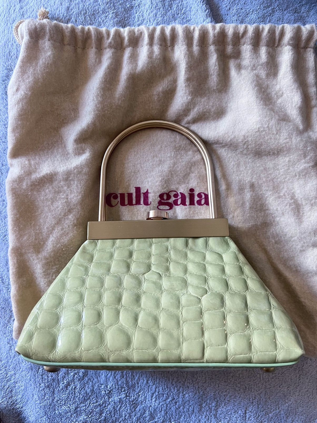 Cult Gaia Mini Crocodile-printed women‘s bag Size ONE SIZE - 2 Thumbnail