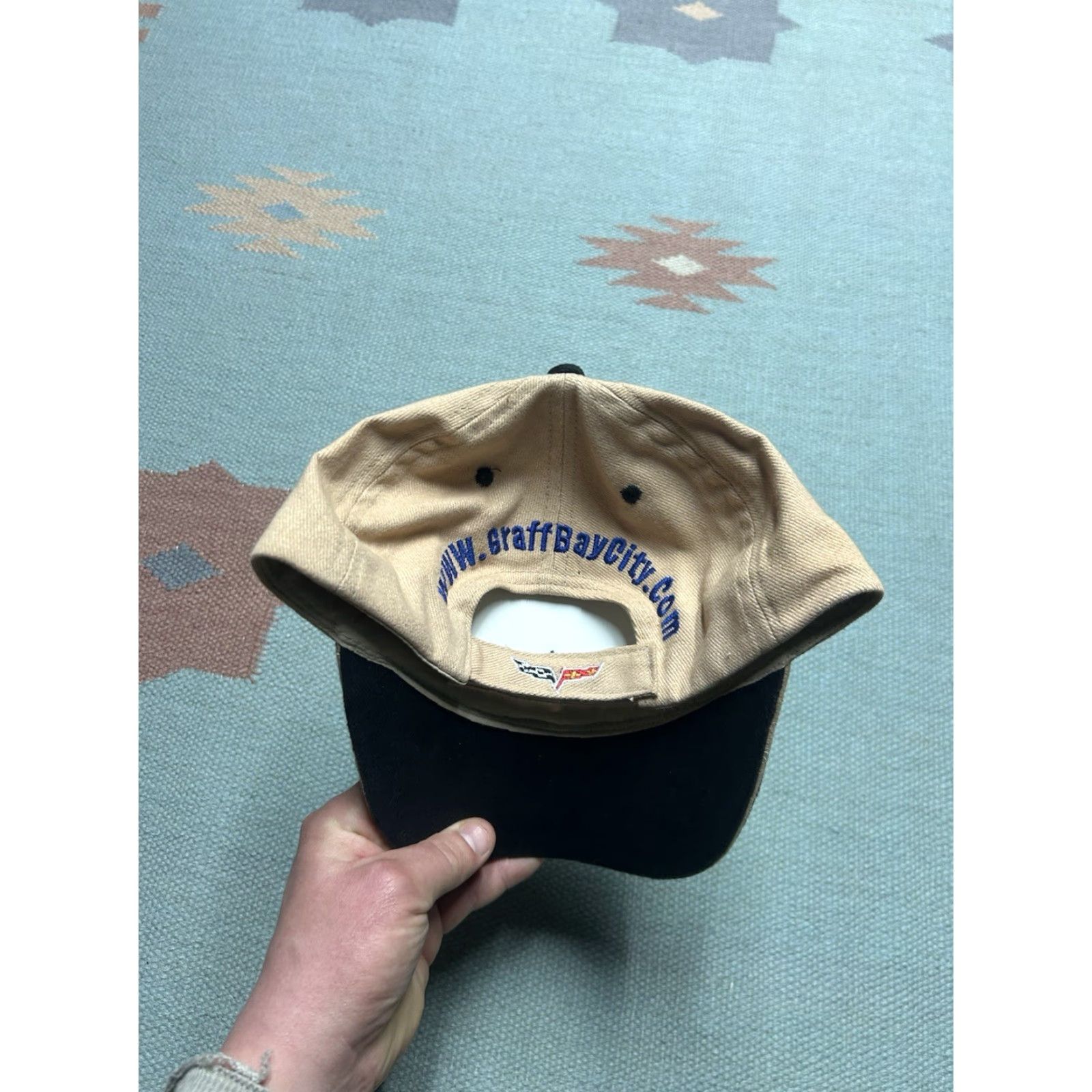 GRAFF VINTAGE Chevrolet Graff hat Baseball Cap Men Adjustable Beige NOS Bay City Michigan Tan City Mens Size ONE SIZE - 5 Thumbnail