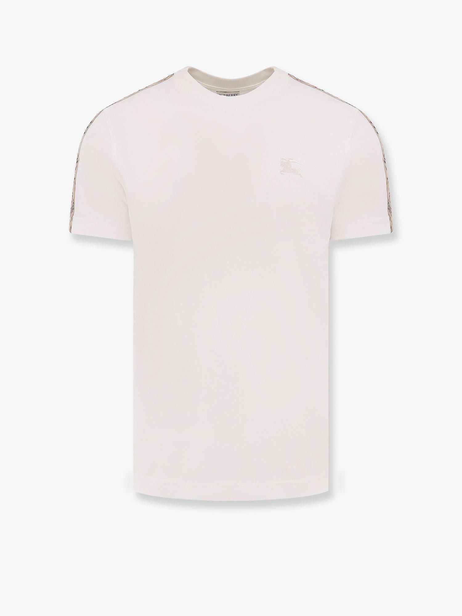 Biologic Cotton T-Shirt With Check Inserts