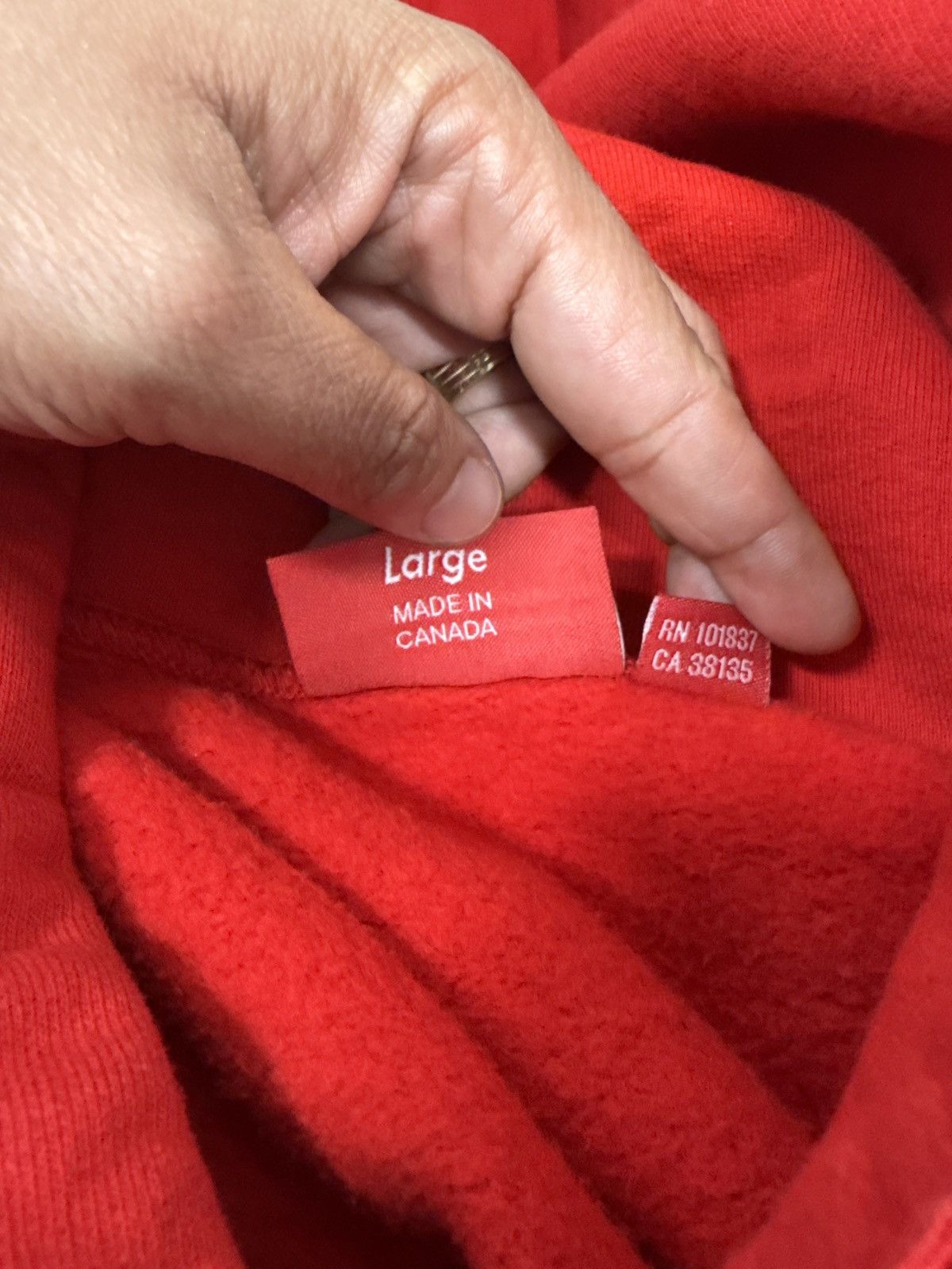 Supreme Supreme Red Doves Lady Sweatshirt blood 🩸 bird eyes Hoodie Size US L / EU 52-54 / 3 - 3 Thumbnail